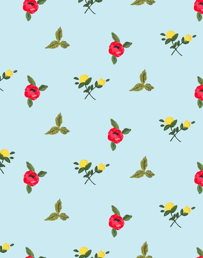 Grand Villa Garden Wallpaper by Carly Beck - Premium Peel and Stick Wallpaper for Home Decor, Bedroom, Living Room, Bathroom - Easy to Install & Removable