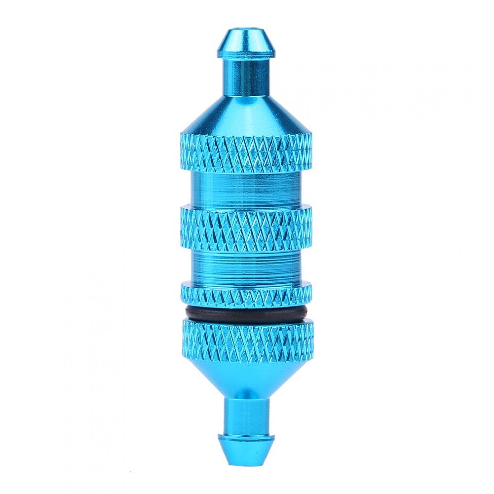 HSP RC Fuel Filter - High Performance Aluminum Alloy Fuel/Oil Filter for 1/8 & 1/10 Scale RC Cars - Upgrade Part for HSP RC Models (Blue) - Perfect for Off-Road Racing & RC Car Maintenance