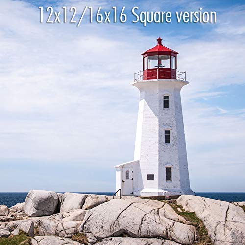 Peggy's Cove Lighthouse Photography Print - Original Nova Scotia Wall Art Decor for Living Room, Bedroom & Office