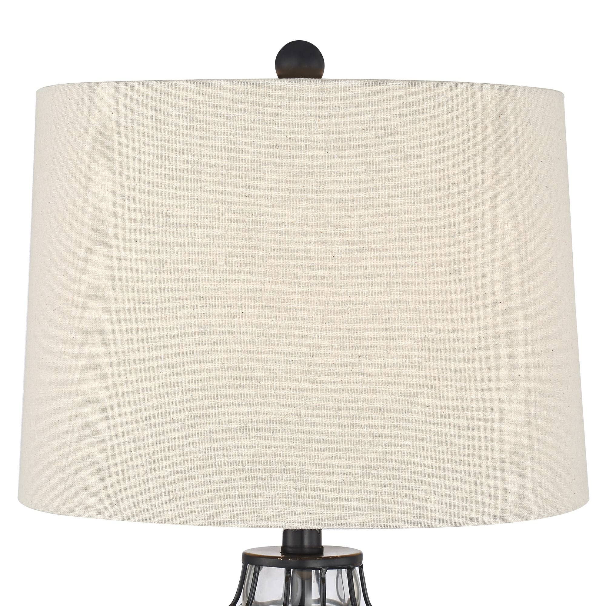 360 Lighting Hudson Rustic Accent Table Lamps Set of 2 - 23