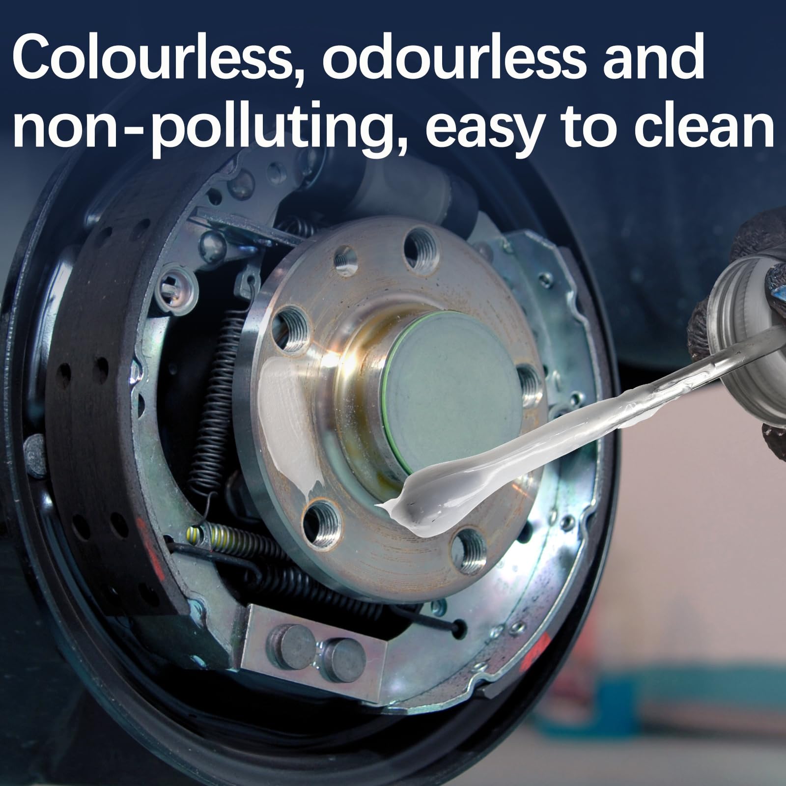 Dielectric Grease for Automotive Electrical Connectors - 8 oz PTFE Silicone Paste for Car Battery Terminals, Spark Plug Boots & Marine Electronics - Prevents Corrosion & Improves Conductivity - Ideal for Vehicle Maintenance & Marine Electrical Protection