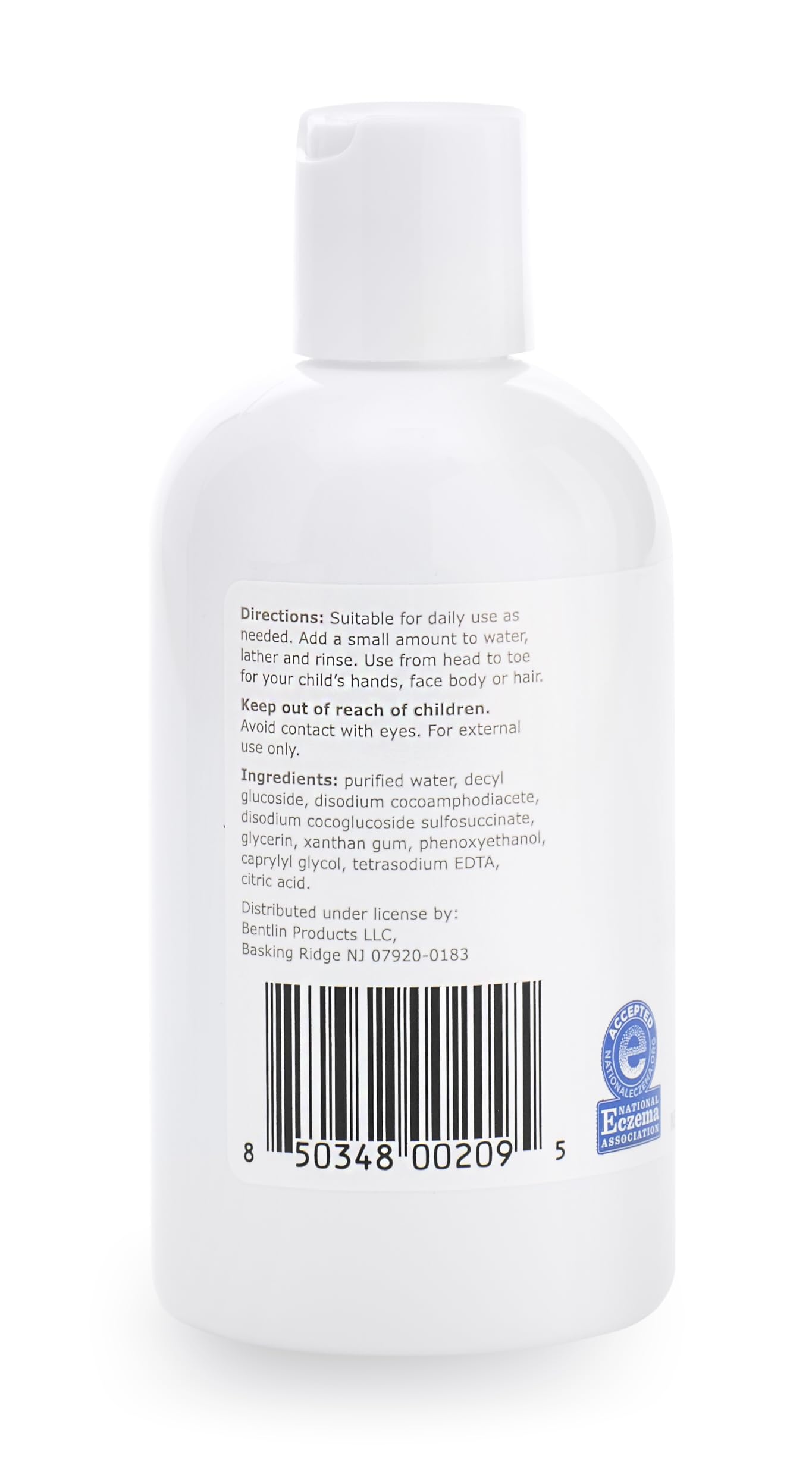 Exederm Baby Bath Wash & Shampoo - Hypoallergenic & Fragrance-Free for Sensitive Skin - Gentle Cleansing for Newborns & Toddlers - Perfect for Daily Bath Time & Baby Care Routine