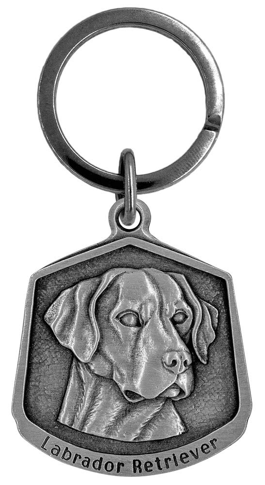 Handcrafted Pewter Labrador Retriever Dog Keychain - Perfect Gift for Dog Lovers, Pet Owners & Labrador Fans - Great for Keys, Bags & Backpacks