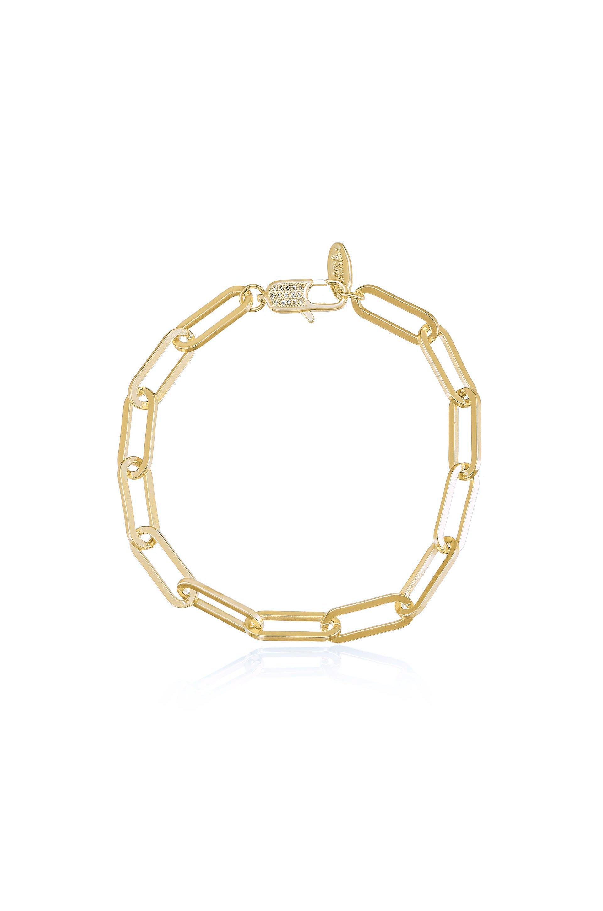 Stylish Interlinked Chain Bracelet for Women - Trendy Layered Jewelry for Everyday Wear & Special Occasions