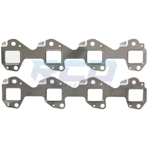 Fel Pro 6.6L Duramax Exhaust Manifold Gasket Set - High Performance Improved Design Replacement Part for Chevy/GMC Diesel Trucks - Perfect for Engine Repair & Maintenance