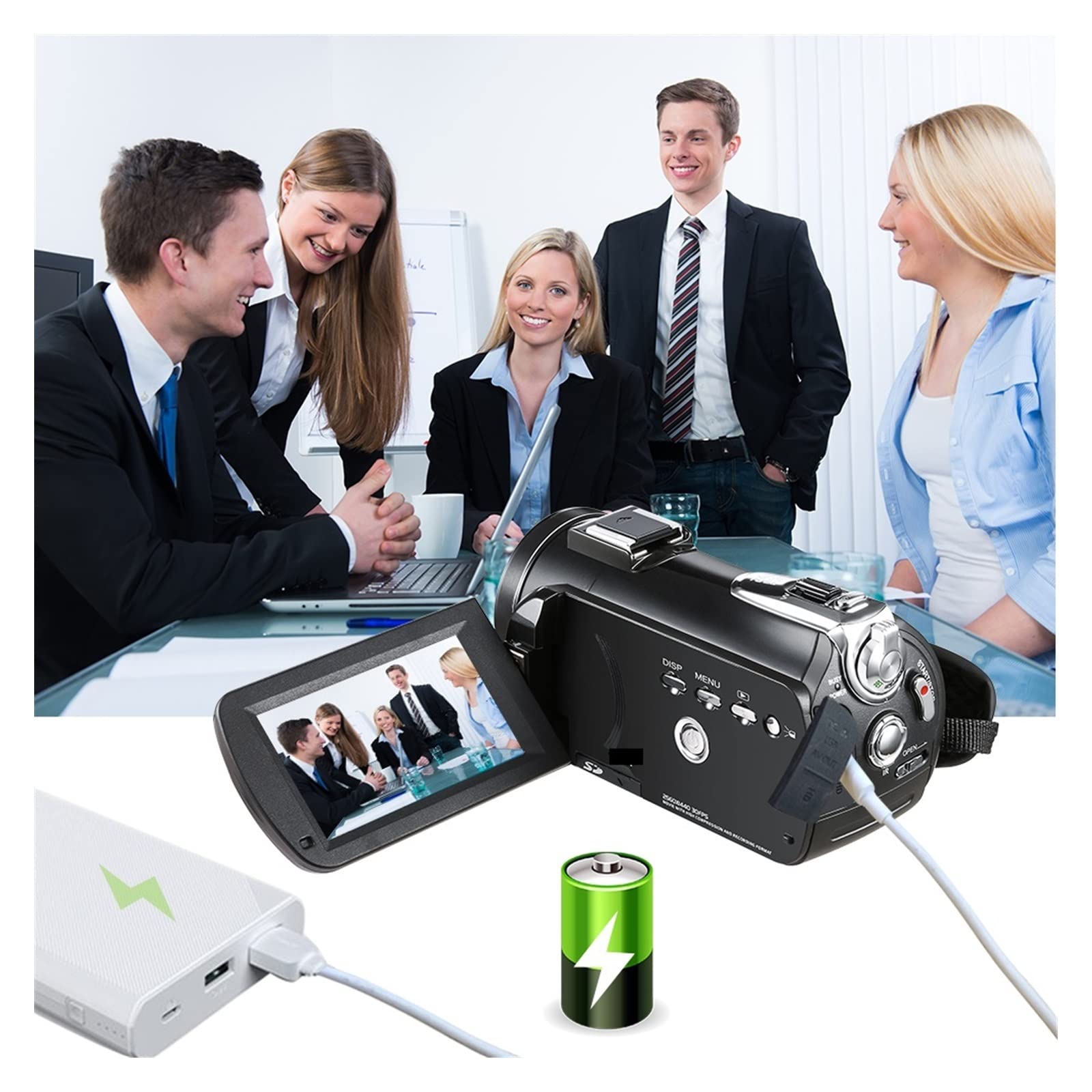 BODORME 4K Video Camera with IR Night Vision - Full HD Digital Camcorder for Vlogging, YouTube & Professional Photography - Perfect for Travel, Events & Home Security Recording