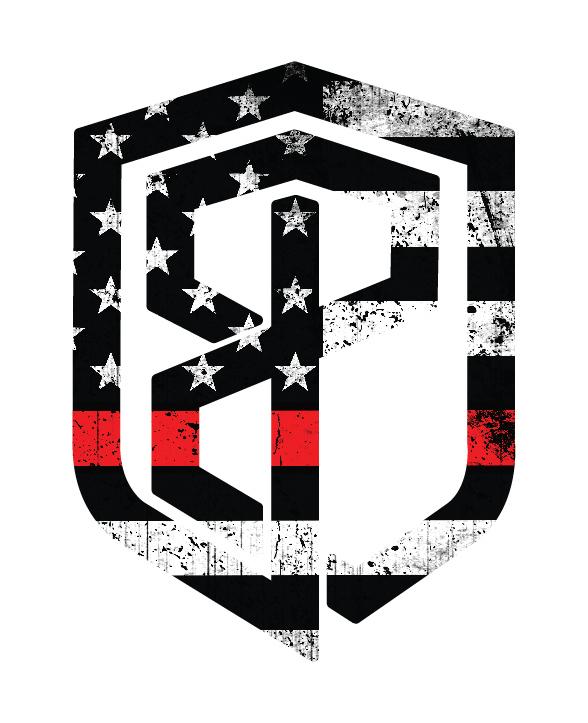 Born Primitive Thin Red Line Decal - Patriotic Vinyl Sticker for Cars, Laptops & Windows | Show Support for First Responders
