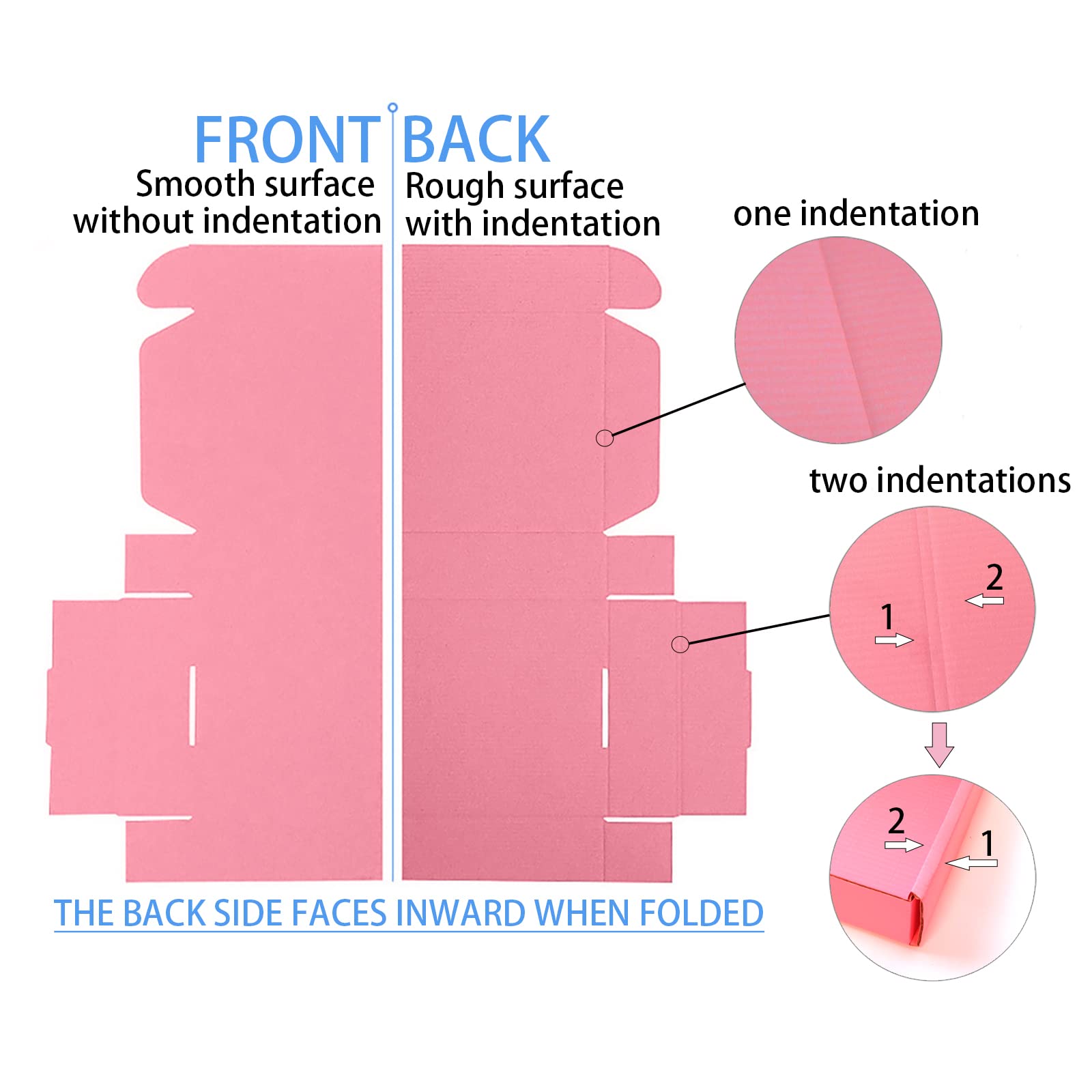 4x4x4 Inch Small Pink Corrugated Cardboard Shipping Boxes - Pack of 12 for Business Packaging, Storage & Craft Gifts | Perfect for Ecommerce, Retail & DIY Projects