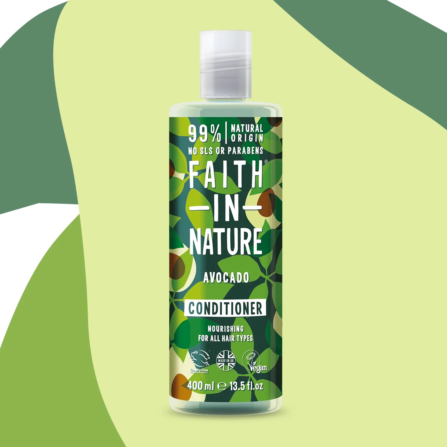 Natural Avocado Hair Conditioner 400ml - Deep Moisturizing & Repairing for Dry, Damaged Hair - Perfect for Daily Use & Salon Treatments