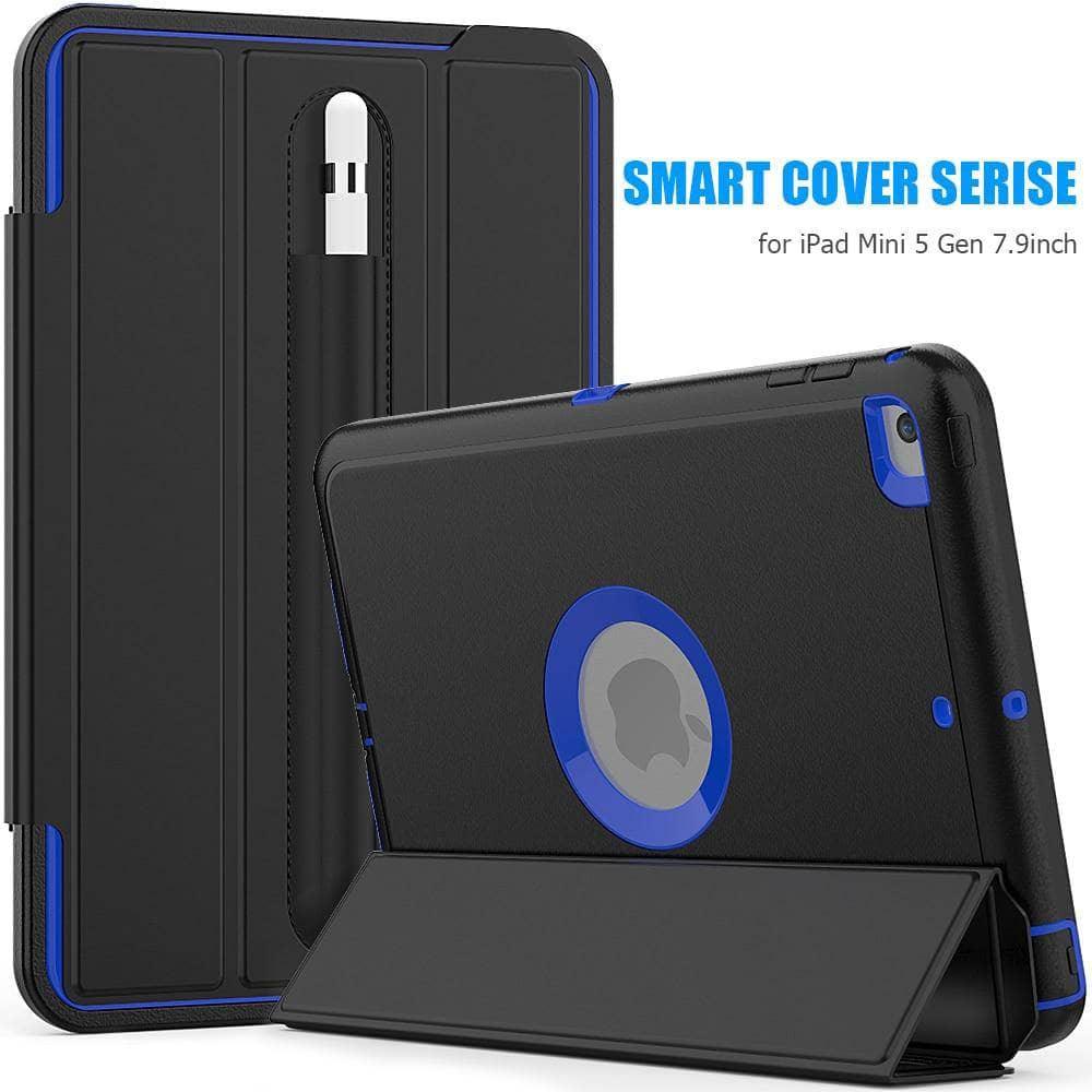 Magnetic Smart Sleep Wake Trifold Cover Case for iPad Mini 5 (2019 Model A2133) - Perfect for Home, Office & Travel Protection