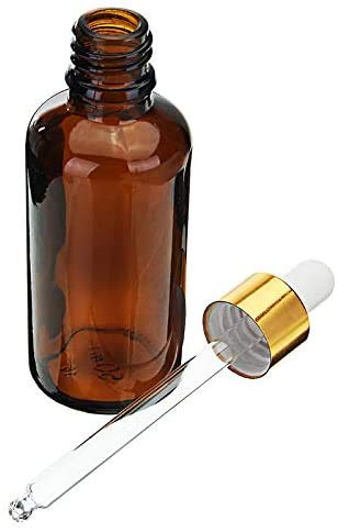 10ml Amber Glass Dropper Bottles with Cap - Essential Oil Bottles, Perfume Bottles & Serum Containers for DIY Skincare, Aromatherapy & Fragrance Making (Pack of 3) - Perfect for Home Spa, Gift Packaging & Travel Size Liquids