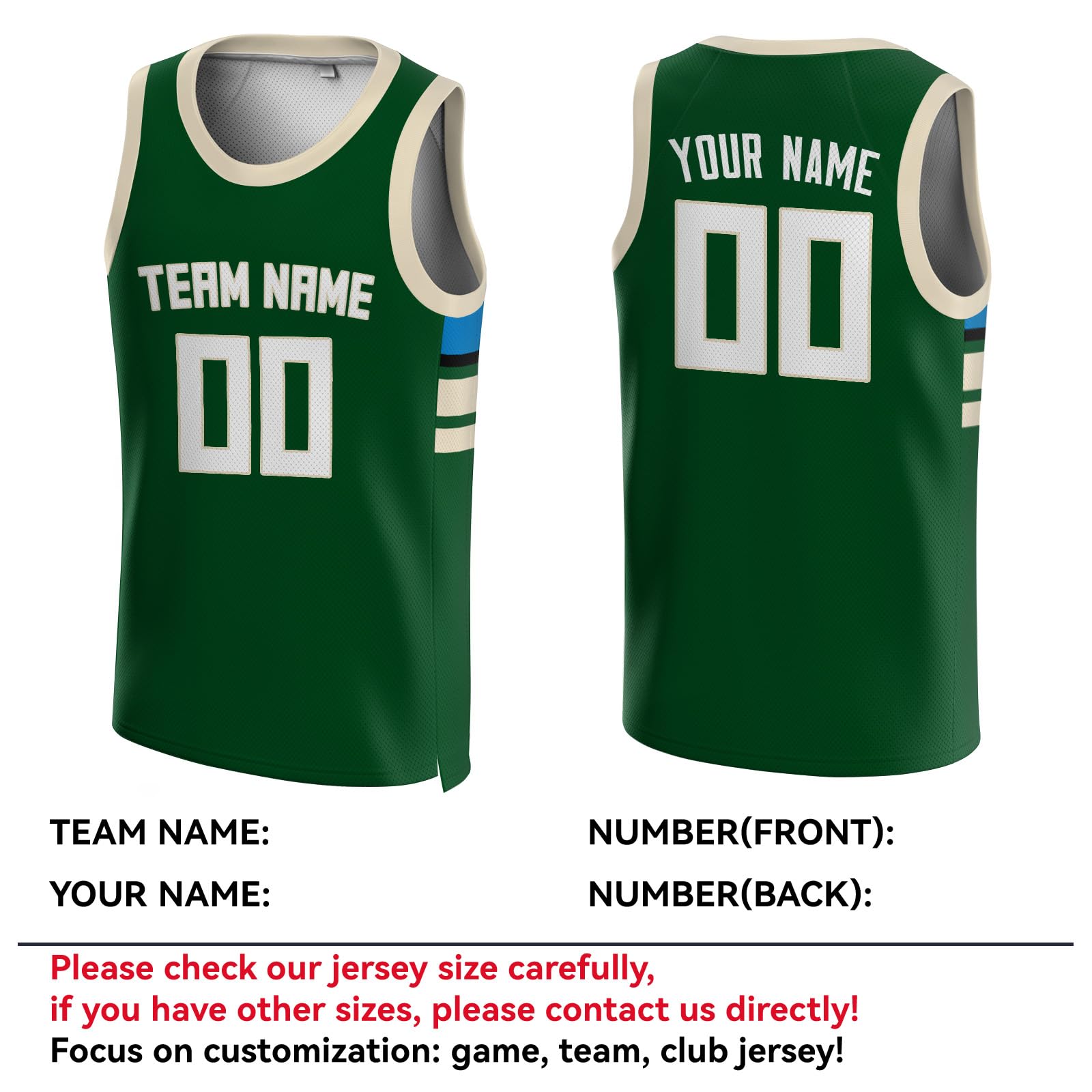 Custom Basketball Jerseys Personalized with Name & Number - Men's Women's Youth Kids Basketball Uniforms for Team Games, Practice & Fan Wear