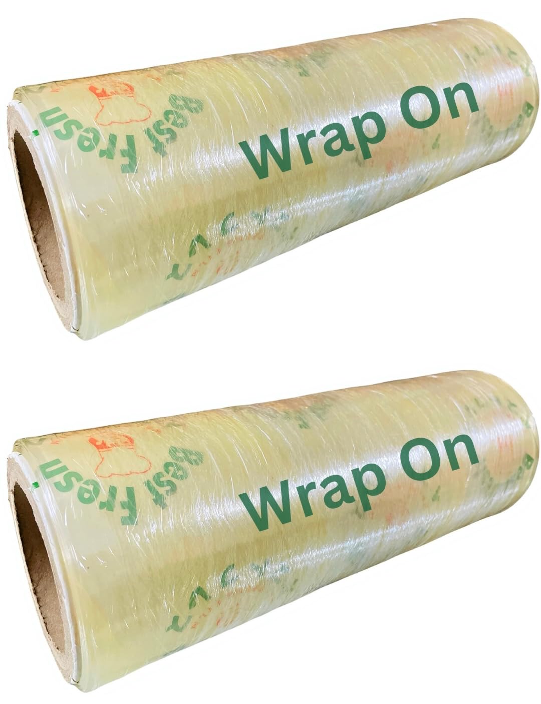 Eco-Friendly Biodegradable Cling Wrap - 1.5kg Jumbo Roll (Pack of 2) | Sustainable Food Storage Film for Kitchen, Leftovers, Roti, Sandwiches & Meal Prep | BPA-Free Plastic Wrap Alternative for Freshness & Convenience | Perfect for Home, Office & Picnic Use