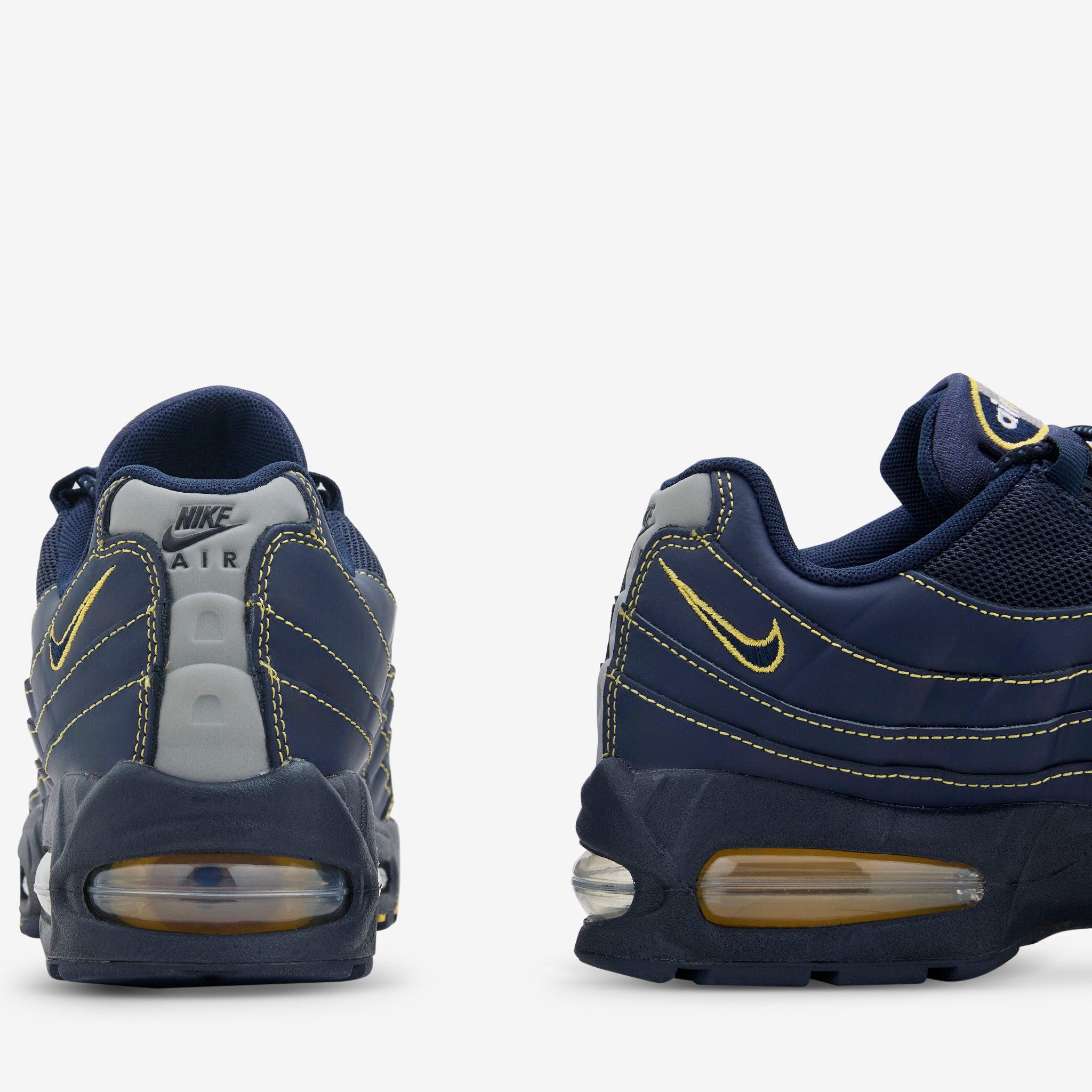 Nike Air Max 95 OG Sneakers - Obsidian/Varsity Maize Colorway | Retro Running Shoes for Men | Perfect for Jogging, Gym Workouts & Streetwear Fashion