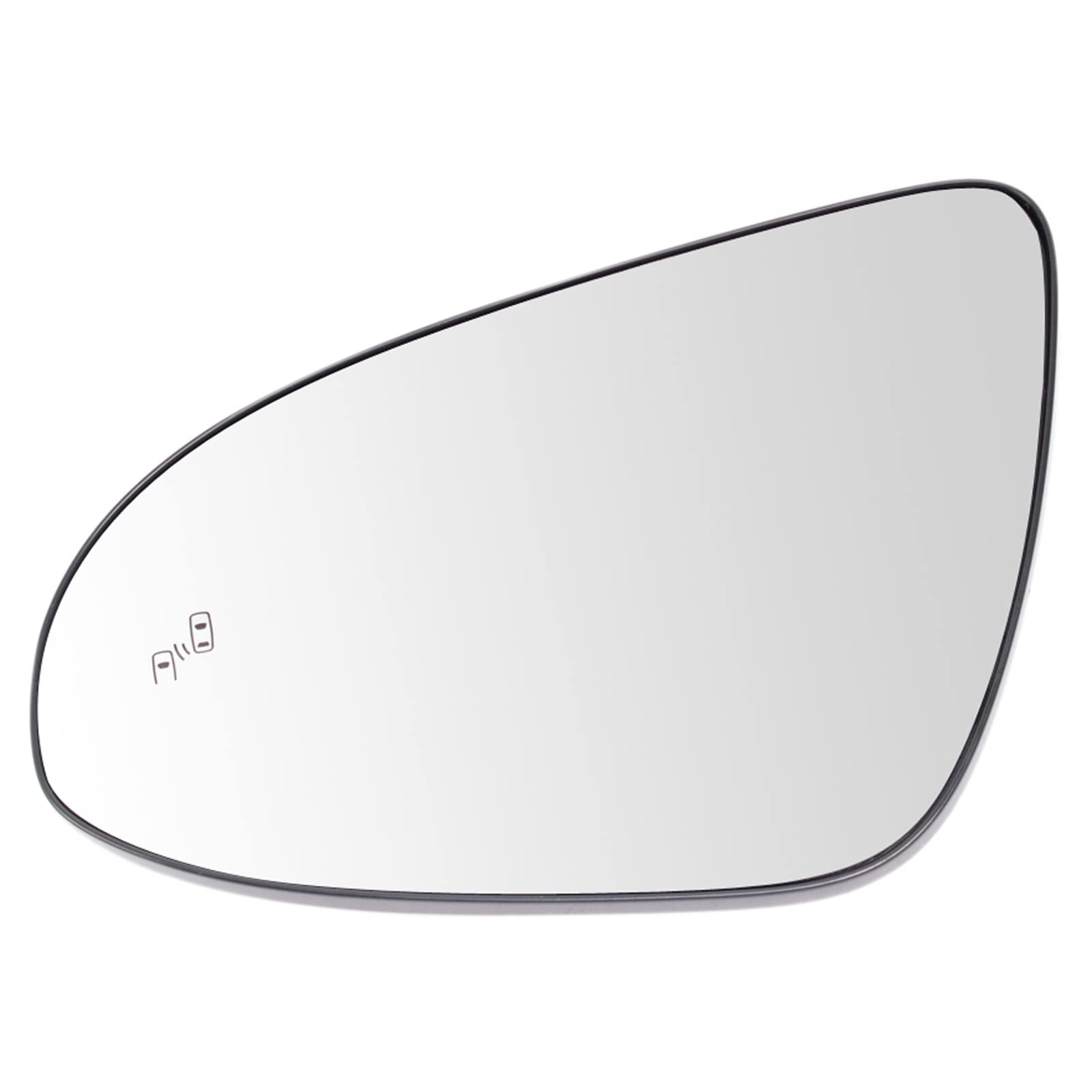Toyota Camry Driver Side LH Heated Blind Spot Detection Mirror Glass Replacement - Perfect for Winter Driving & Enhanced Safety