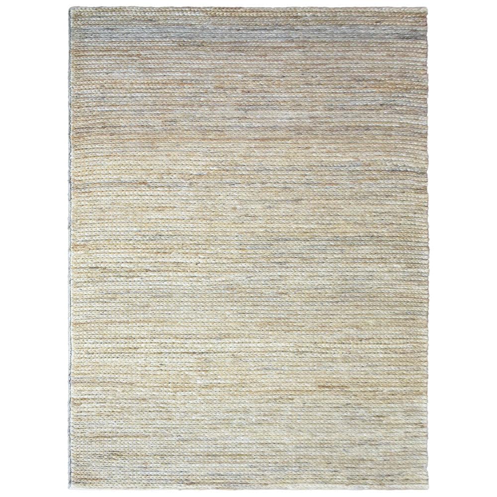 Hand Knotted SUMAK Jute Eco-Friendly Solid Area Rug 8'x10' Rectangle - Camel Color High Pile Natural Fiber Rug for Living Room, Bedroom & Outdoor Use | Handmade Plain Design (J00013)