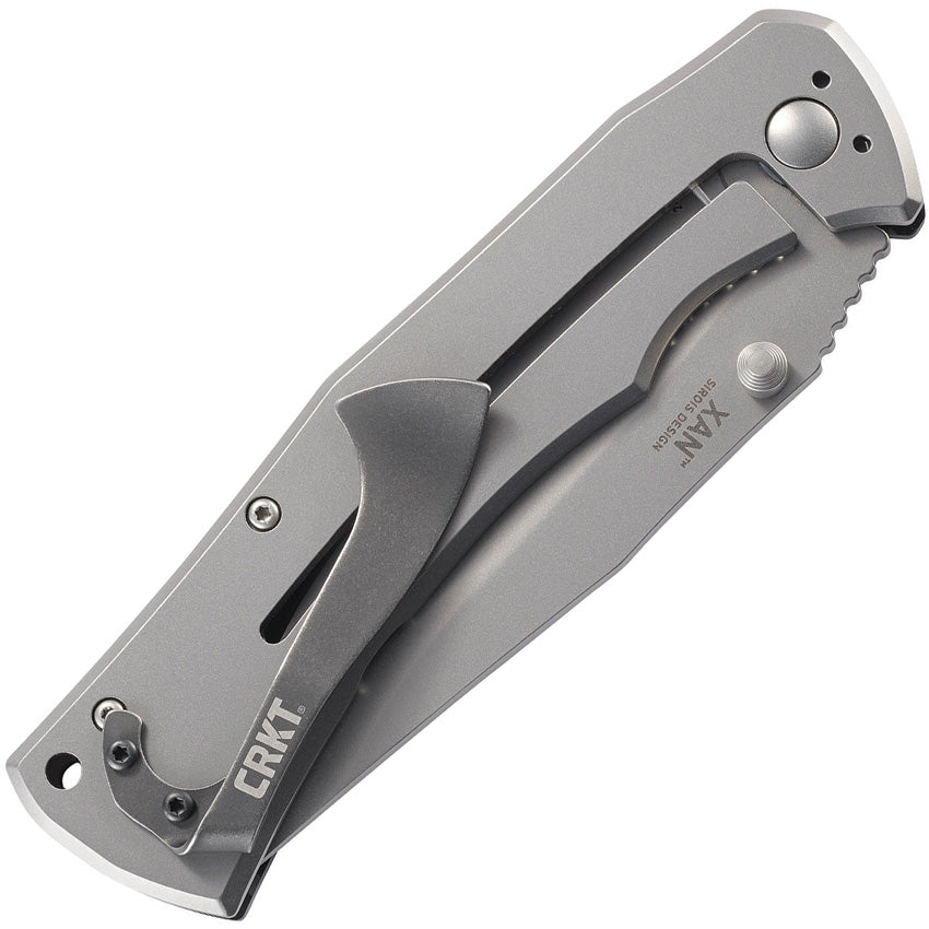 CRKT XAN Folding Pocket Knife - EDC Tactical Knife with Stainless Steel Blade for Outdoor Camping, Hiking & Survival Gear