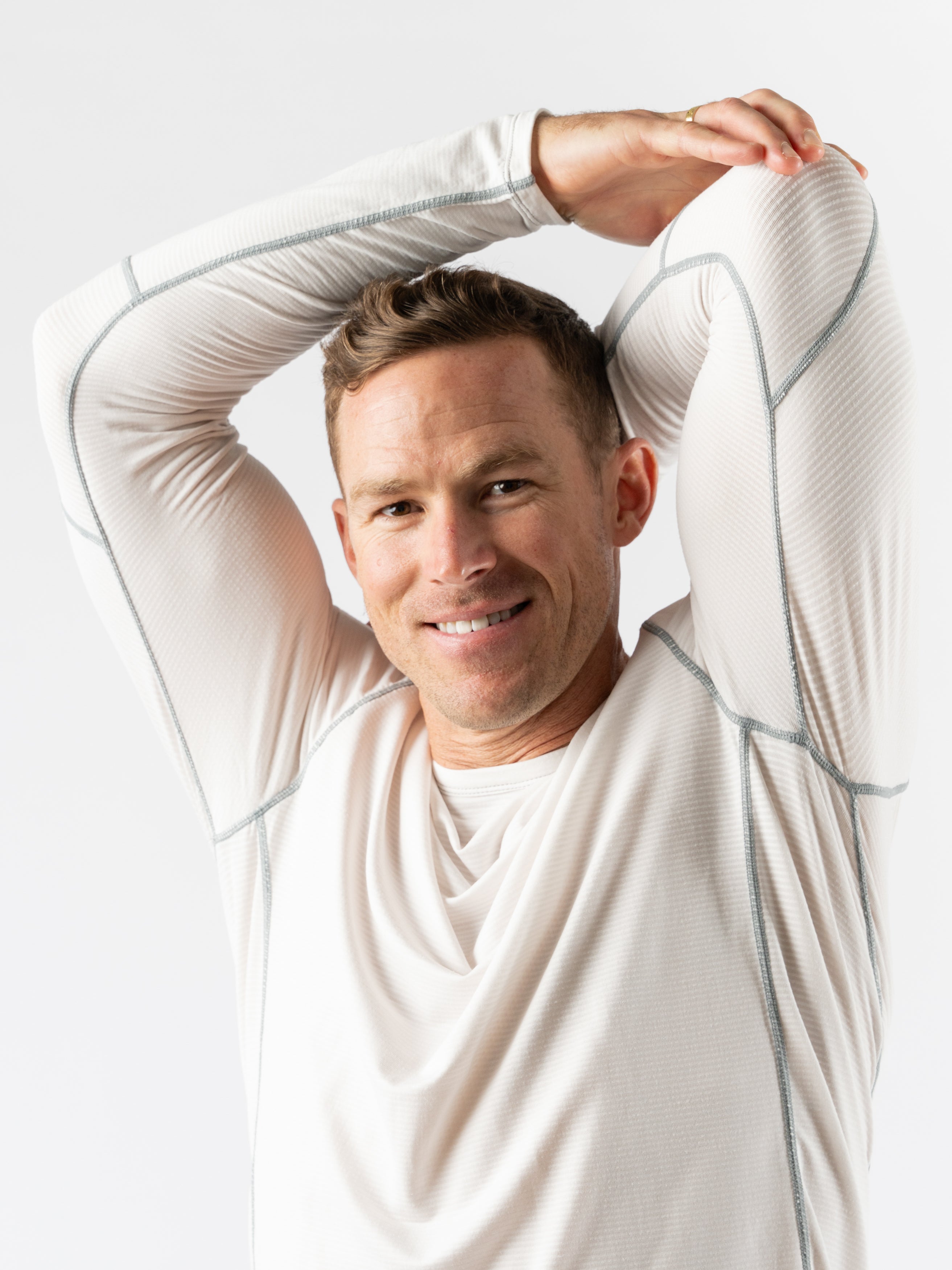 Men's Layer 1 Base Layer Shirt - Moisture Wicking Thermal Underwear for Cold Weather, Hiking, Running & Outdoor Activities