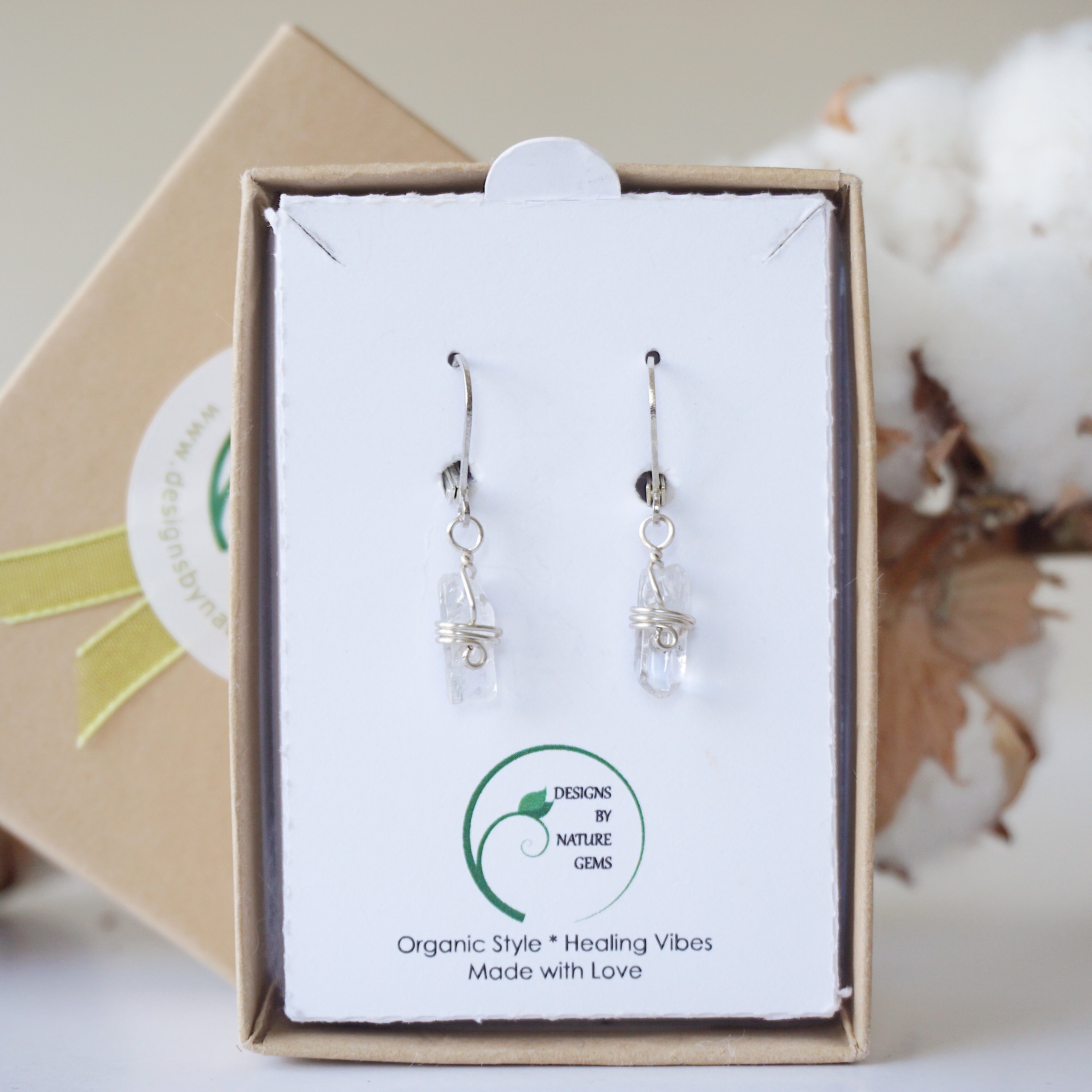 Clear Quartz Lever Back Earrings - Silver Plated Dangle Earrings for Women | Perfect for Weddings, Parties & Everyday Wear