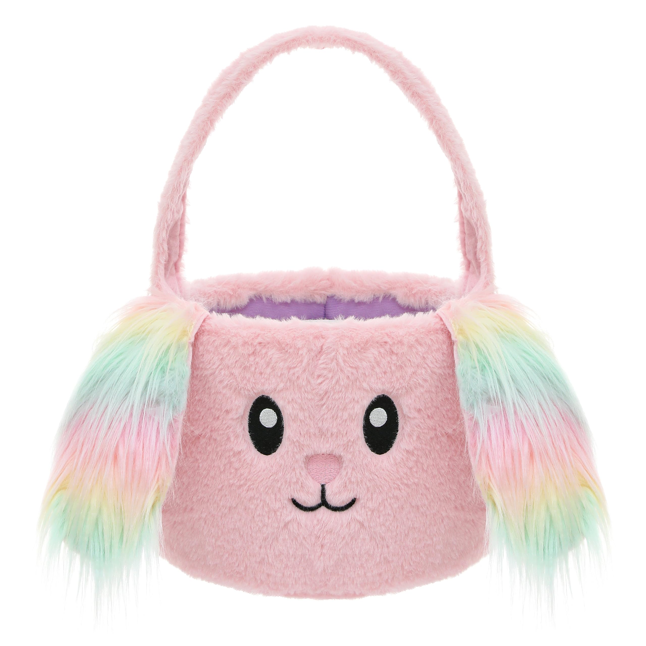 Easter Basket Bags for Kids - Bunny Tote Bag with Easter Eggs, Toys & Candy - Perfect for Easter Gifts, Egg Hunts & Party Favors