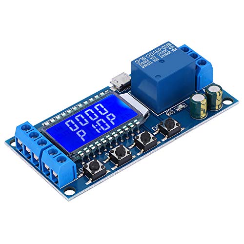 Automatic Delay Off Relay Timer - Multifunction Time Switch with UART Data Upload for Smart Quantity Control | Perfect for Industrial Automation, Home Appliances & IoT Devices