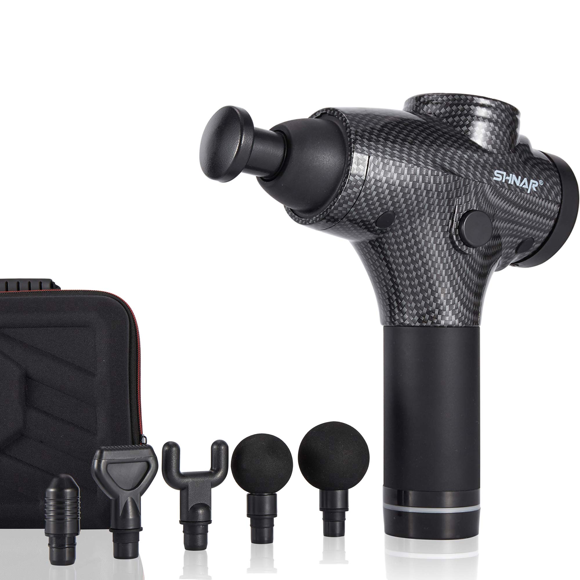 Professional Percussion Massage Gun for Deep Tissue Muscle Relief - 2500mAh Rechargeable Handheld Massager with Quiet Motor for Athletes, Sports Recovery & Back Pain - Perfect for Post-Workout, Physical Therapy & Home Relaxation