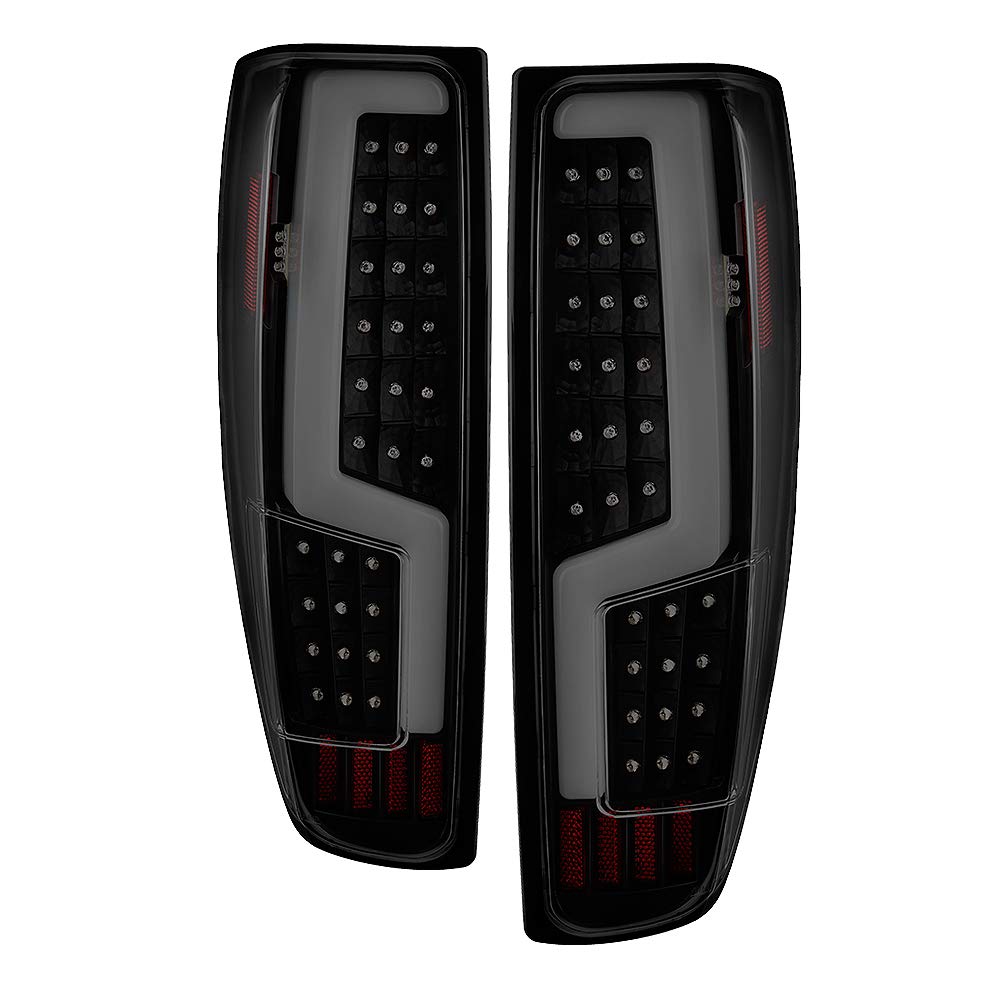 Xtune LED Tail Lights for Cars - Black Smoke Lens with BSM (Blind Spot Monitoring) Compatible - ALT-ON-CCO04-LED-BSM - Upgrade Your Vehicle's Rear Lighting for Night Driving & Safety