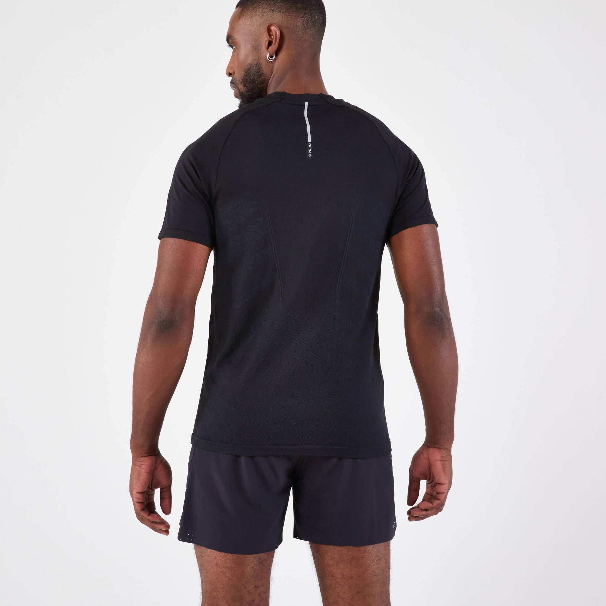Kiprun Men's Run 500 Comfort Seamless Running T-Shirt - Breathable Moisture-Wicking Workout Top for Jogging, Gym & Outdoor Activities