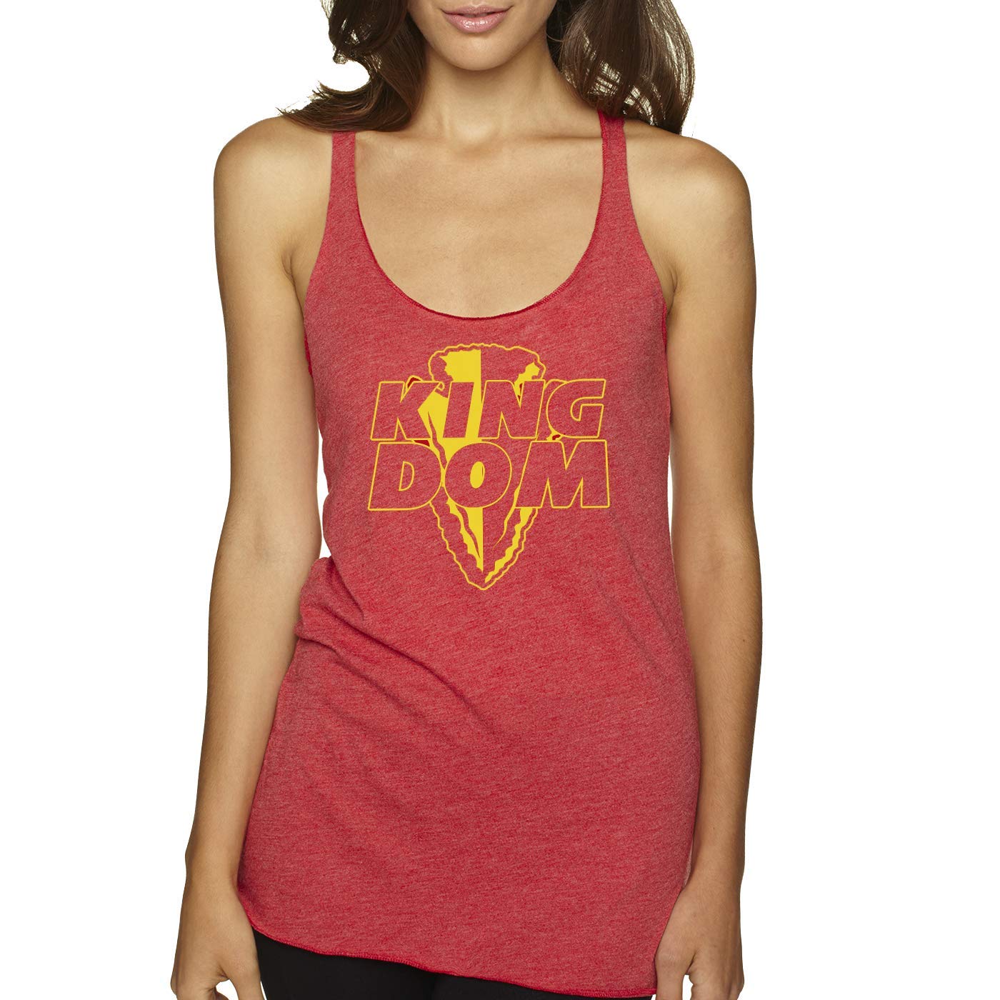 America's Finest Apparel Kansas City Kingdom Tank Top for Women - Soft & Comfortable Casual Wear for Summer, Gym, and Outdoor Activities
