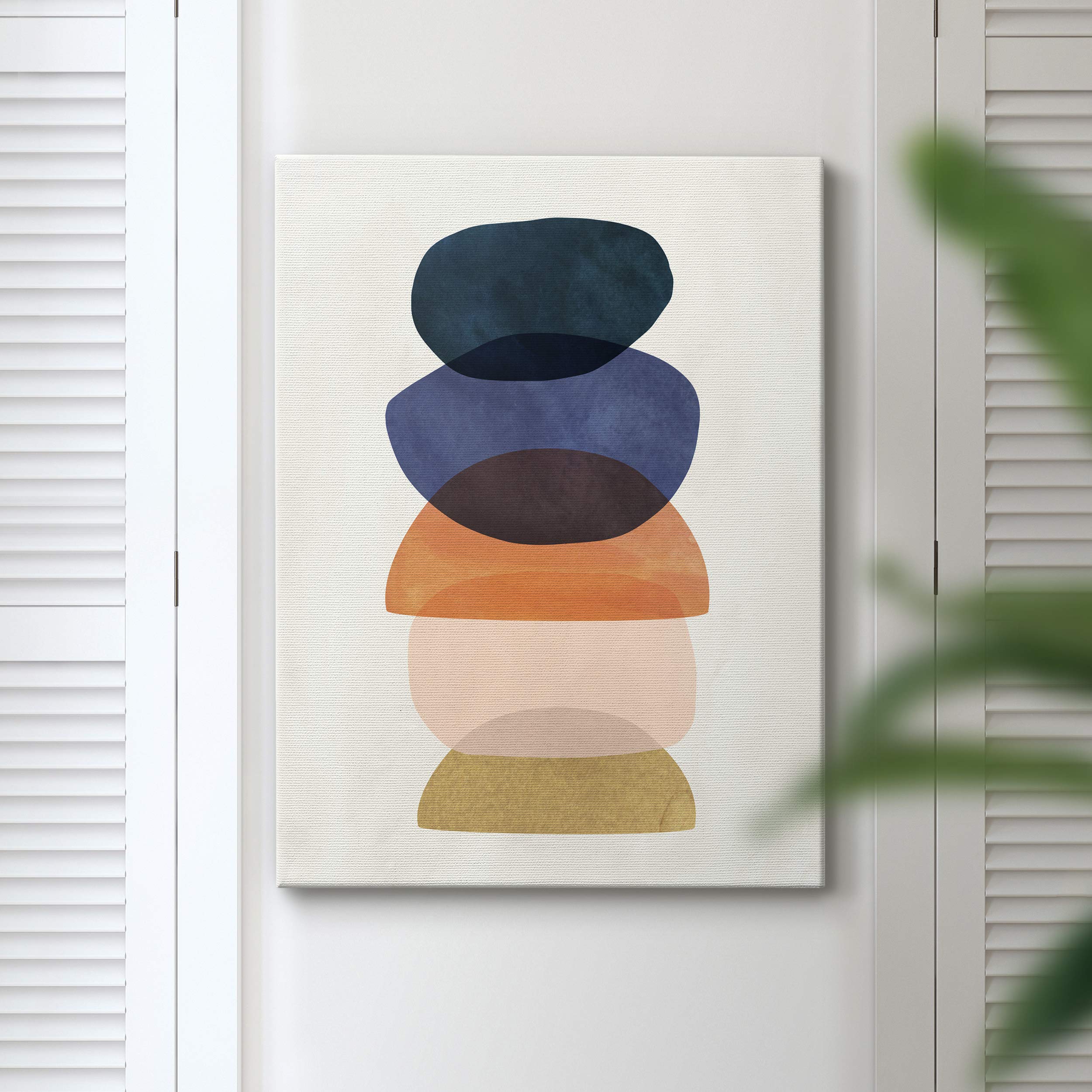 Mod Pods I' Gallery Wrapped Canvas Abstract Wall Art - Modern Home Decor for Living Room, Bedroom & Office - Ready to Hang
