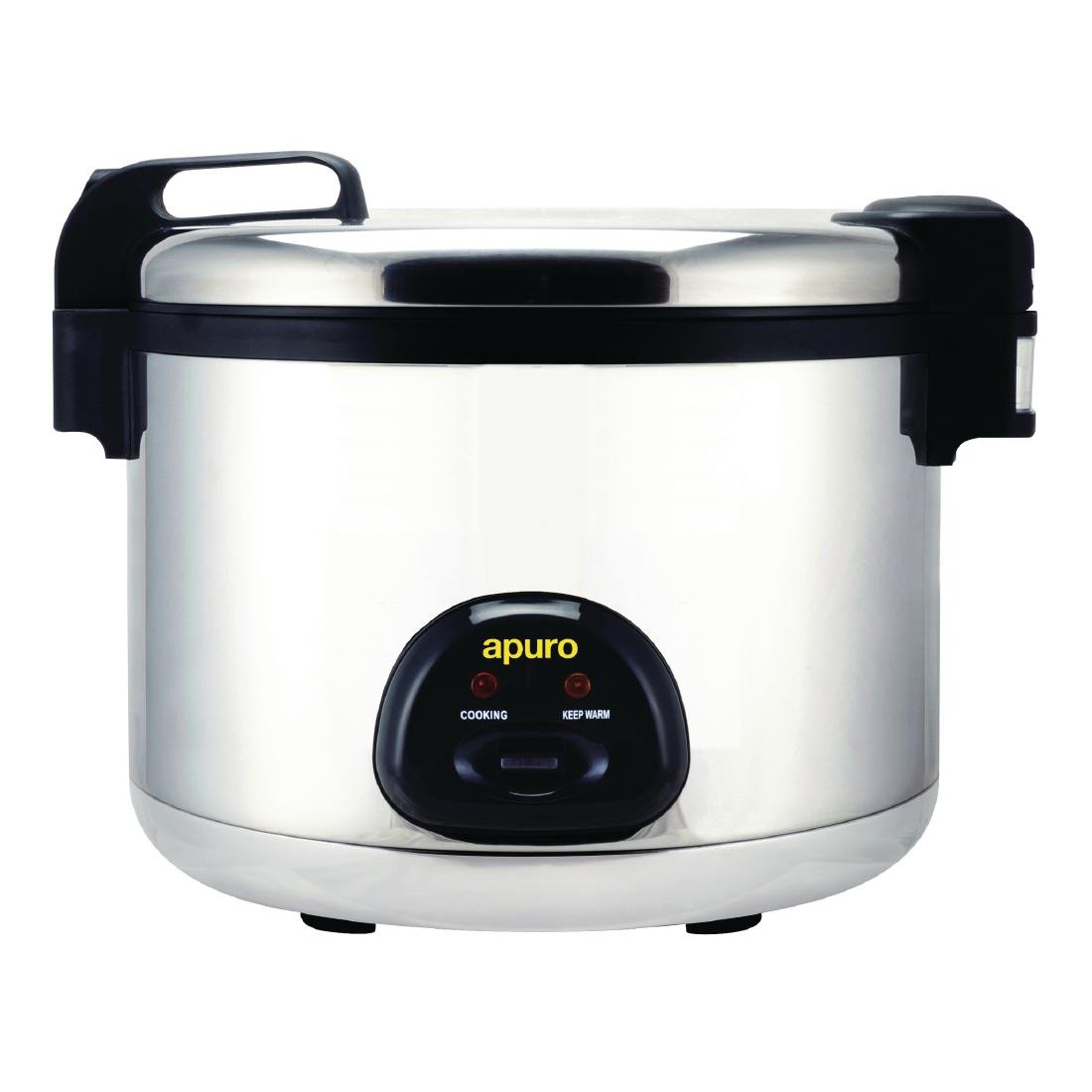 Apuro 20L Large Rice Cooker - Commercial Grade Stainless Steel Electric Rice Steamer with Digital Display - Perfect for Restaurants, Catering & Large Family Gatherings