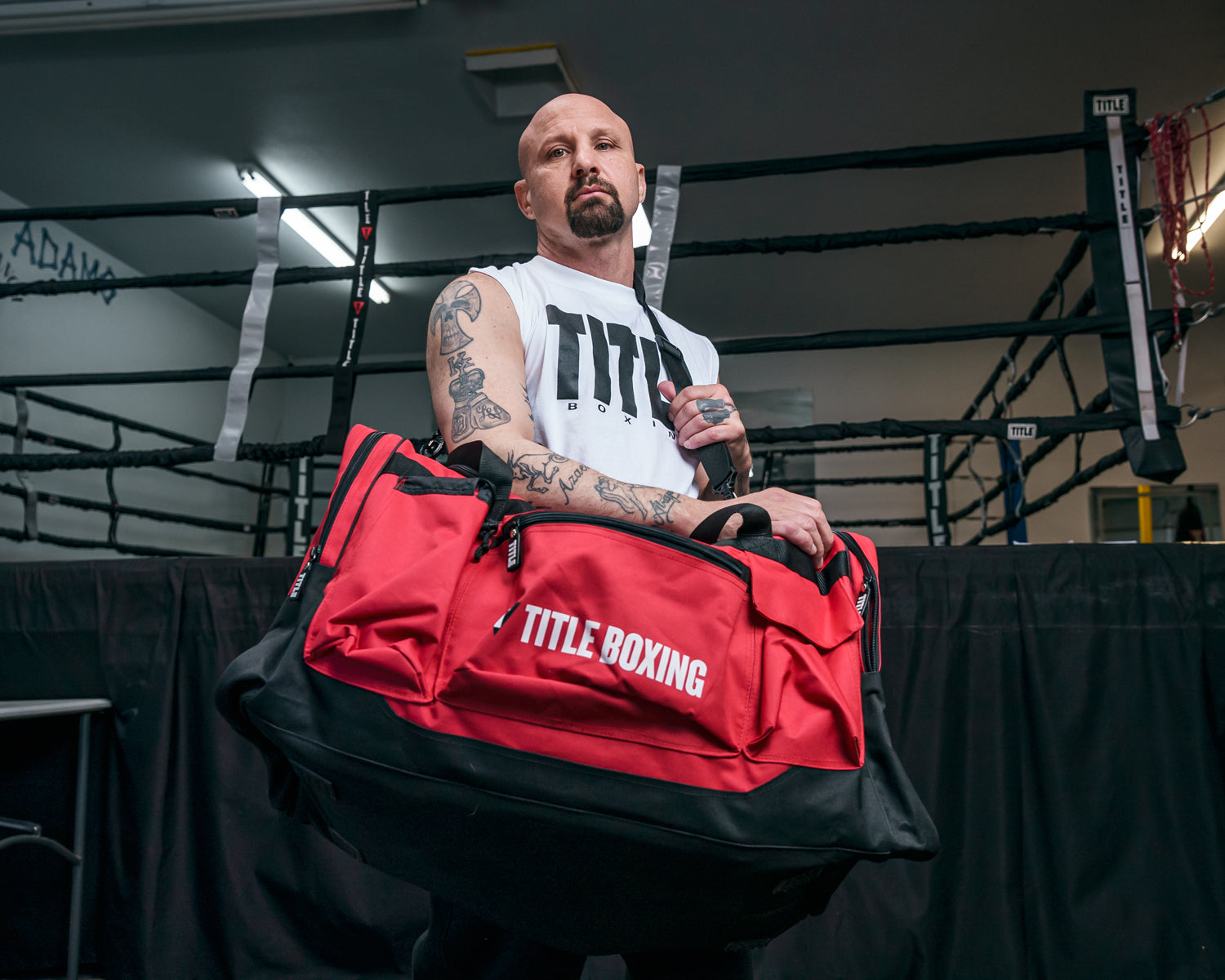 TITLE Boxing Deluxe Gear Bag - Premium Durable Gym Duffel for Boxing, MMA & Training - Perfect for Gym, Travel & Sports Equipment Storage