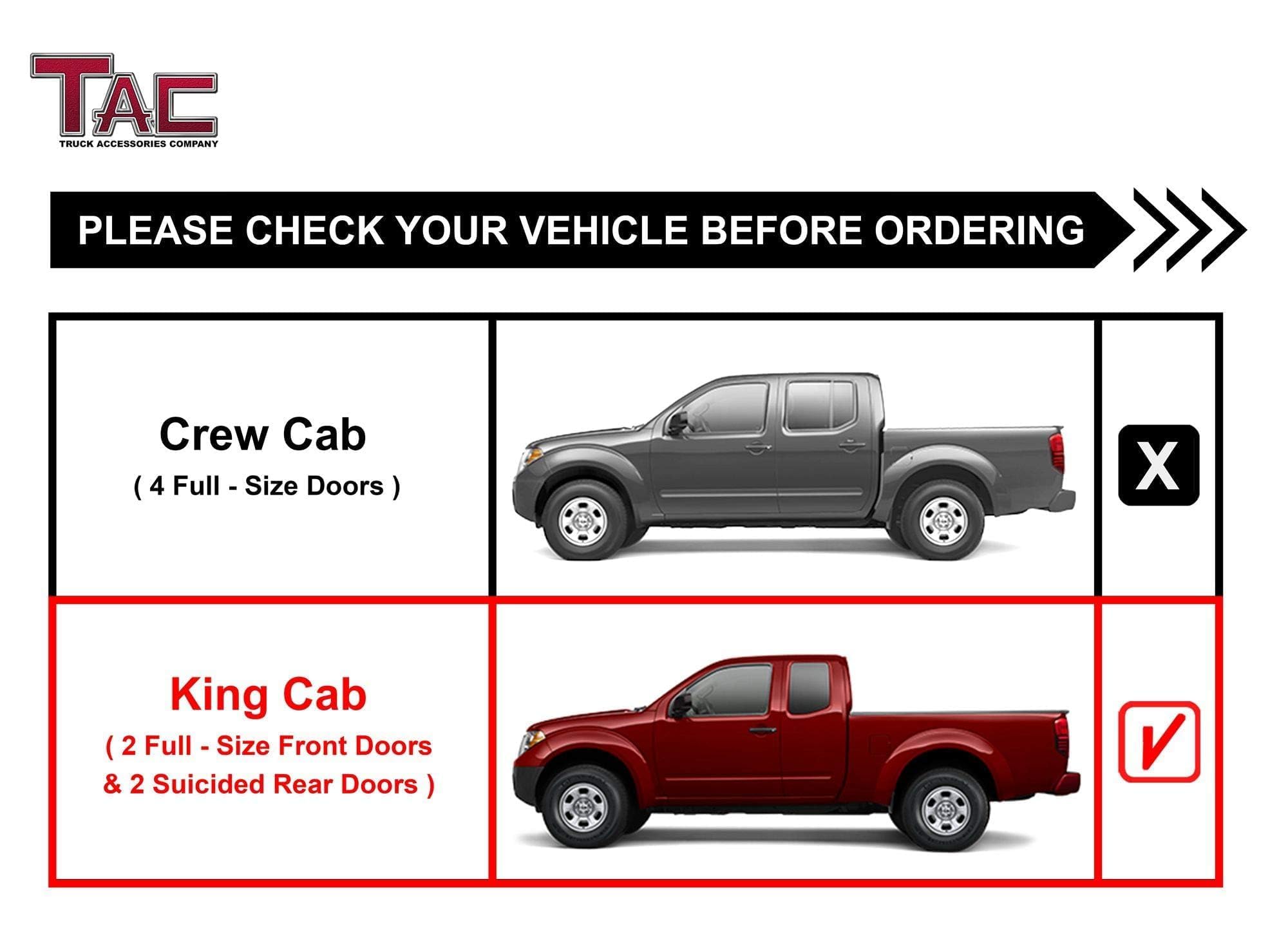 Nissan Frontier King Cab & Suzuki Equator Side Steps | 2005-2025 Compatible 3