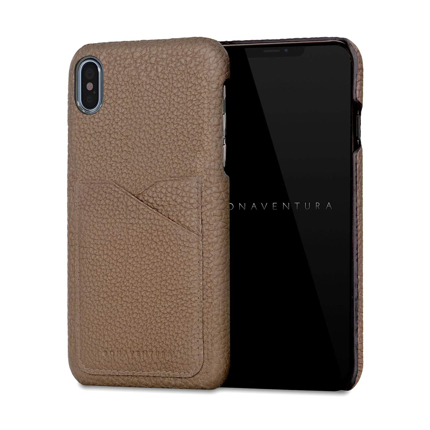 BONAVENTURA Premium Shockproof Back Cover Case for iPhone Xs Max (6.5 Inch) - Slim Protective Phone Case with Anti-Scratch Design in Elegant Etoupe Color | Perfect for Everyday Use, Travel & Outdoor Activities