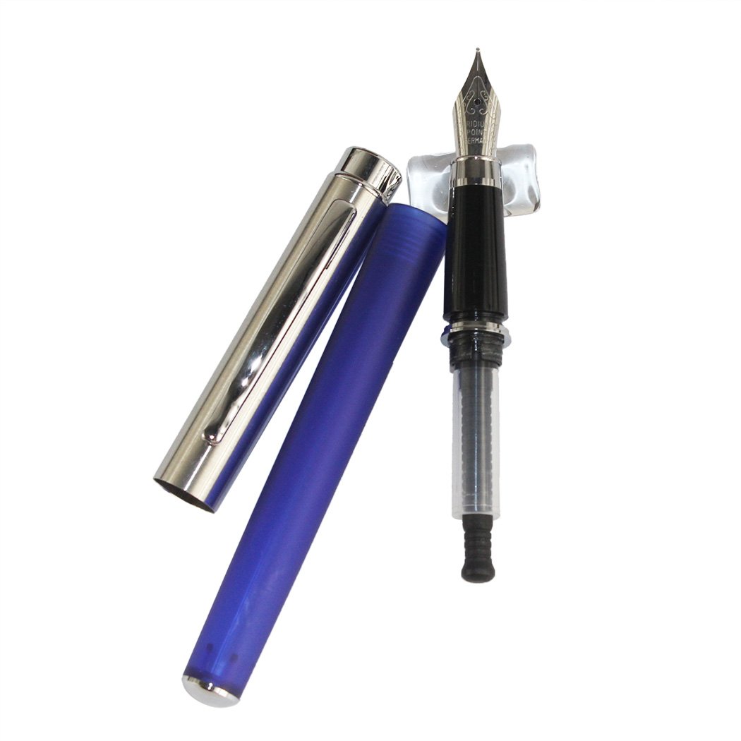 Gullor Elegant Medium Nib Smooth Writing Fountain Pen with Gift Box - Blue Ink Luxury Pen for Professionals, Students & Calligraphy | Perfect for Office, School & Gift Giving