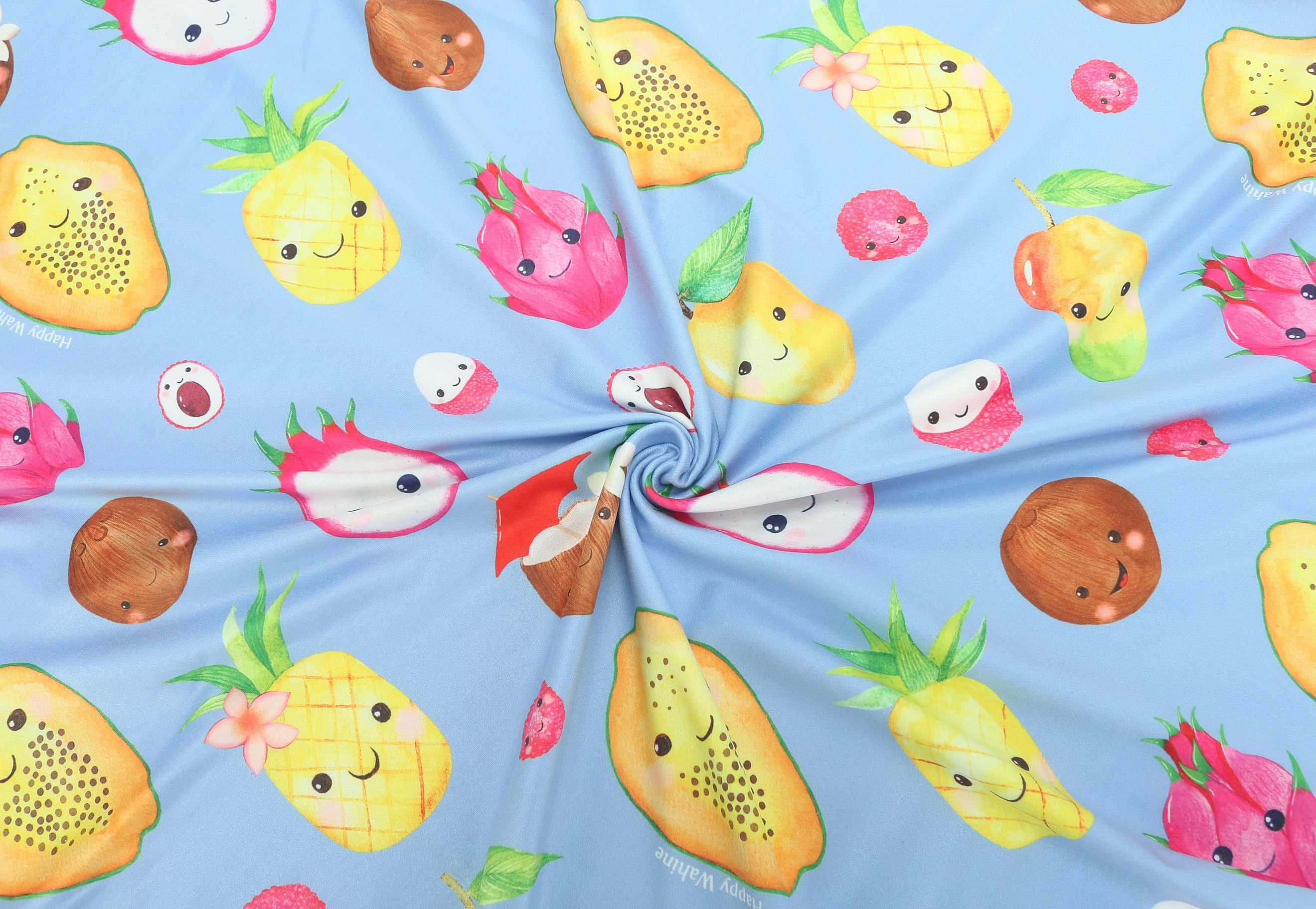 Hawaiian Fruits Print Baby Nursing Car Seat Cover - Soft & Breathable Infant Car Seat Canopy for Sun & Wind Protection - Perfect for Travel, Shopping & Outdoor Activities