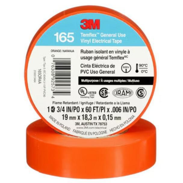 3M Vinyl Electrical Tape - High Voltage Insulation Tape for Wiring, Repairs & DIY Projects - Ideal for Home, Office & Automotive Use