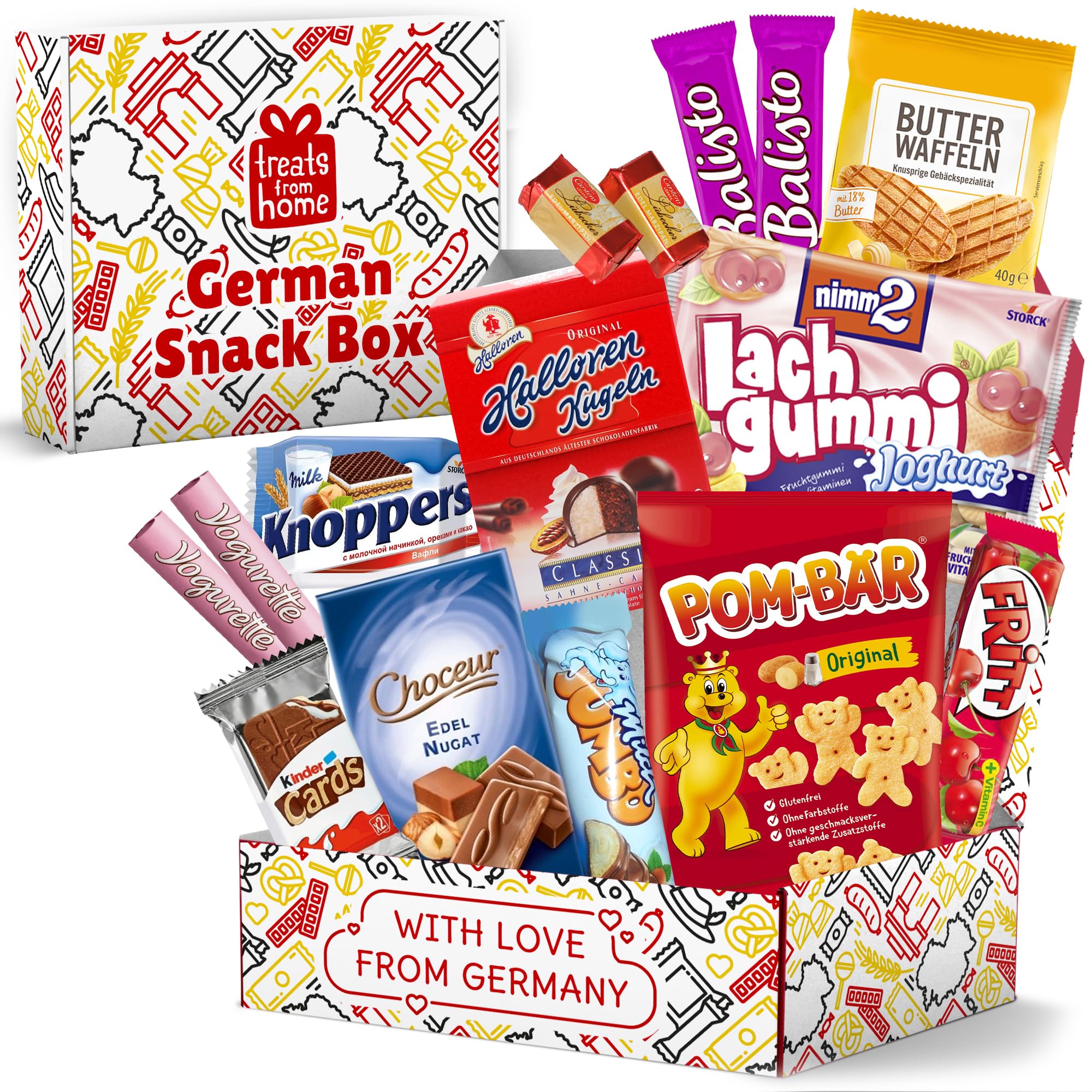 Authentic German Snacks & Candy - Premium European Chocolates, Sweets & Treats for Gifting, Parties & Home Enjoyment