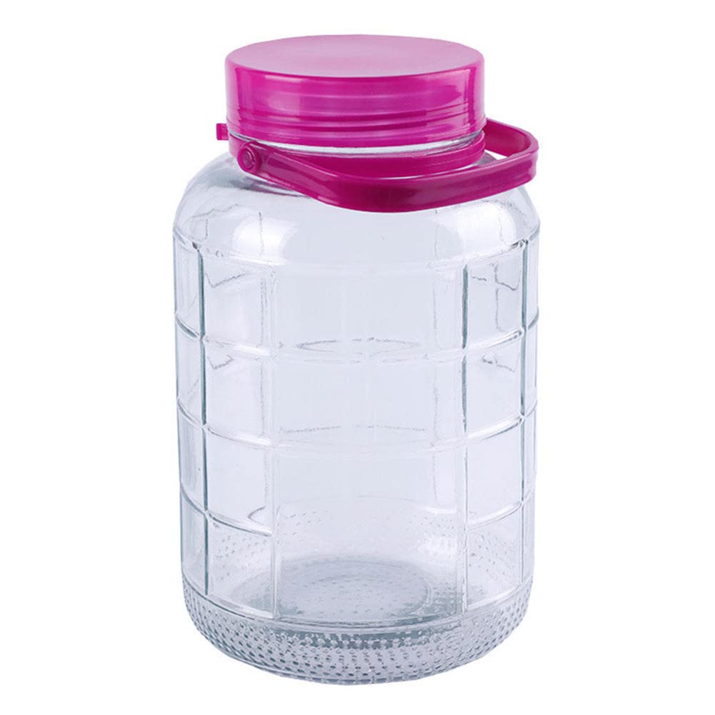 ACGrade Glass Pickling Crock & Fermentation Jar - Ideal for Kimchi, Sauerkraut, Homemade Pickles, Wine & Beverages | Perfect for Home Fermenting, Food Preservation & DIY Kitchen Projects