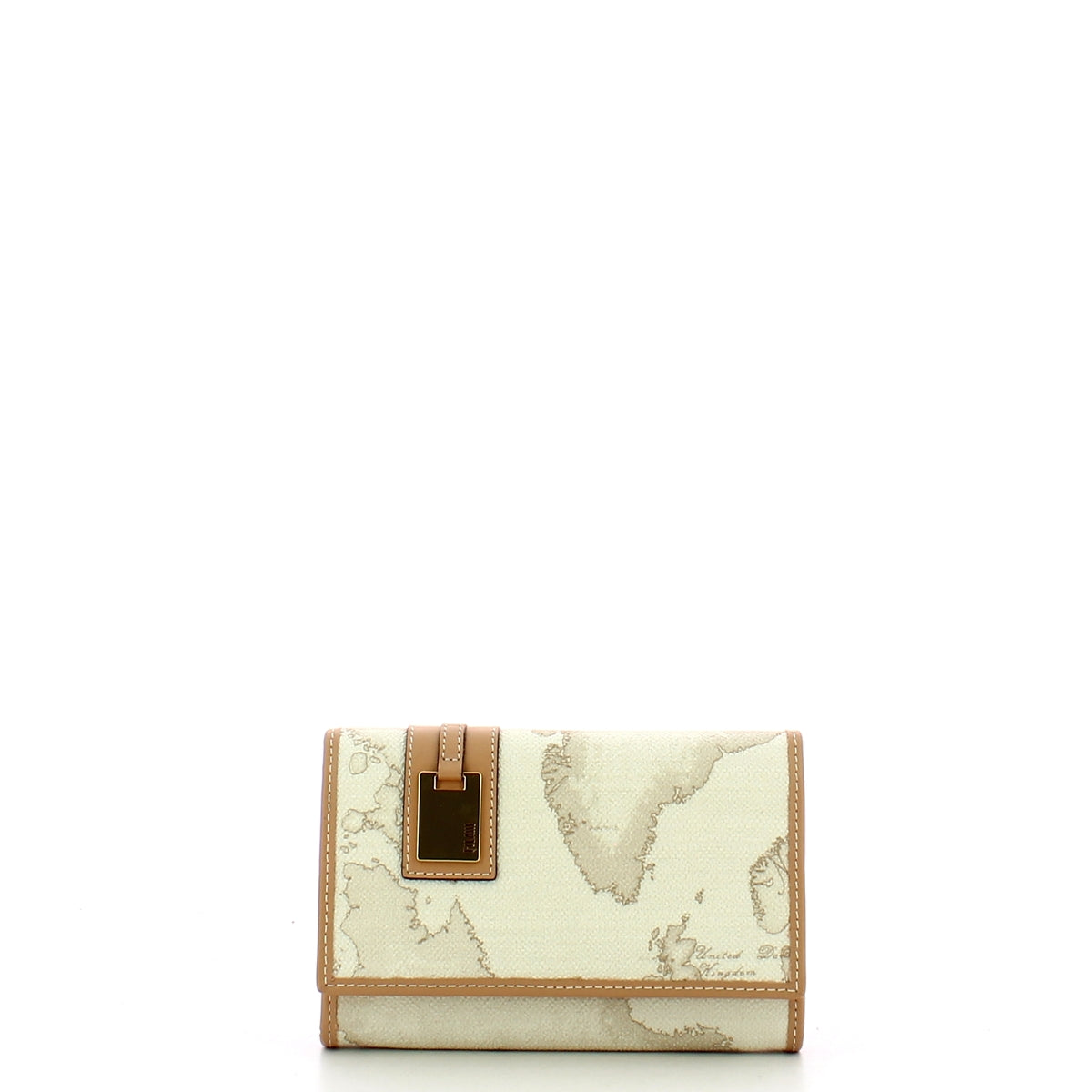 Alviero Martini 1a Classe Geo White Leather Wallet CW0256188 - Stylish Bifold Wallet for Men, Perfect for Business & Everyday Use