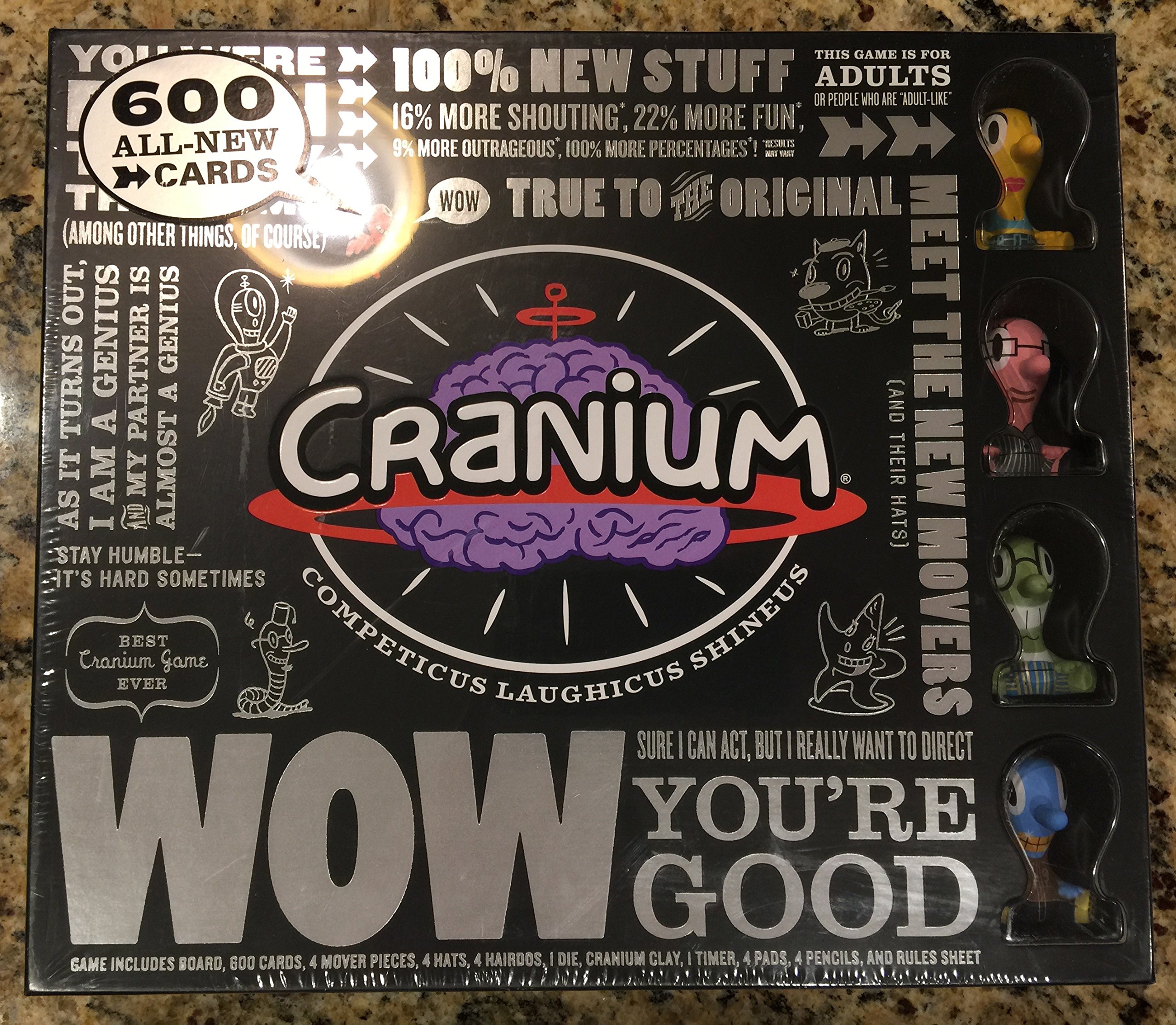 Hasbro Cranium Wow Board Game - Fun Family Party Game for Kids & Adults - Perfect for Game Nights, Holidays & Gatherings