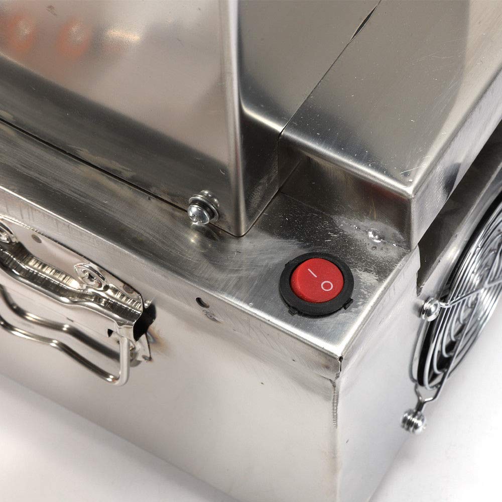 110V Commercial Garlic Peeling Machine - Electric Stainless Steel Garlic Peeler with 25kg/h Speed - Automatic Garlic Skin Remover for Restaurants, BBQ Shops, Hotels & Canteens - Perfect for Bulk Food Prep & Commercial Kitchens
