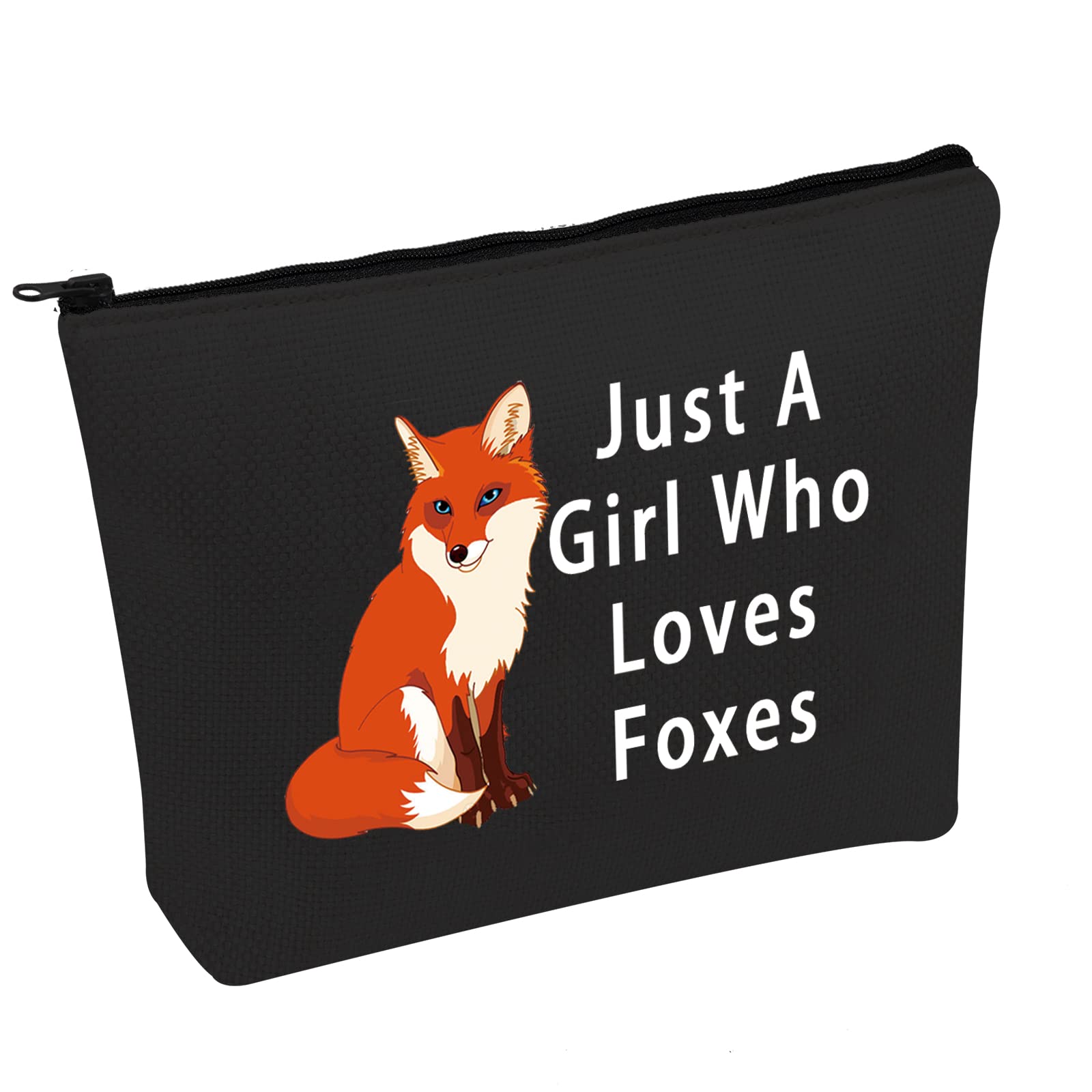 Cute Fox Print Cosmetic Bag - Makeup Pouch for Fox Lovers, Travel Toiletry Organizer with Fox Design (Perfect Gift for Animal Lovers) - Ideal for Travel, Gym, Beach & Daily Makeup Storage