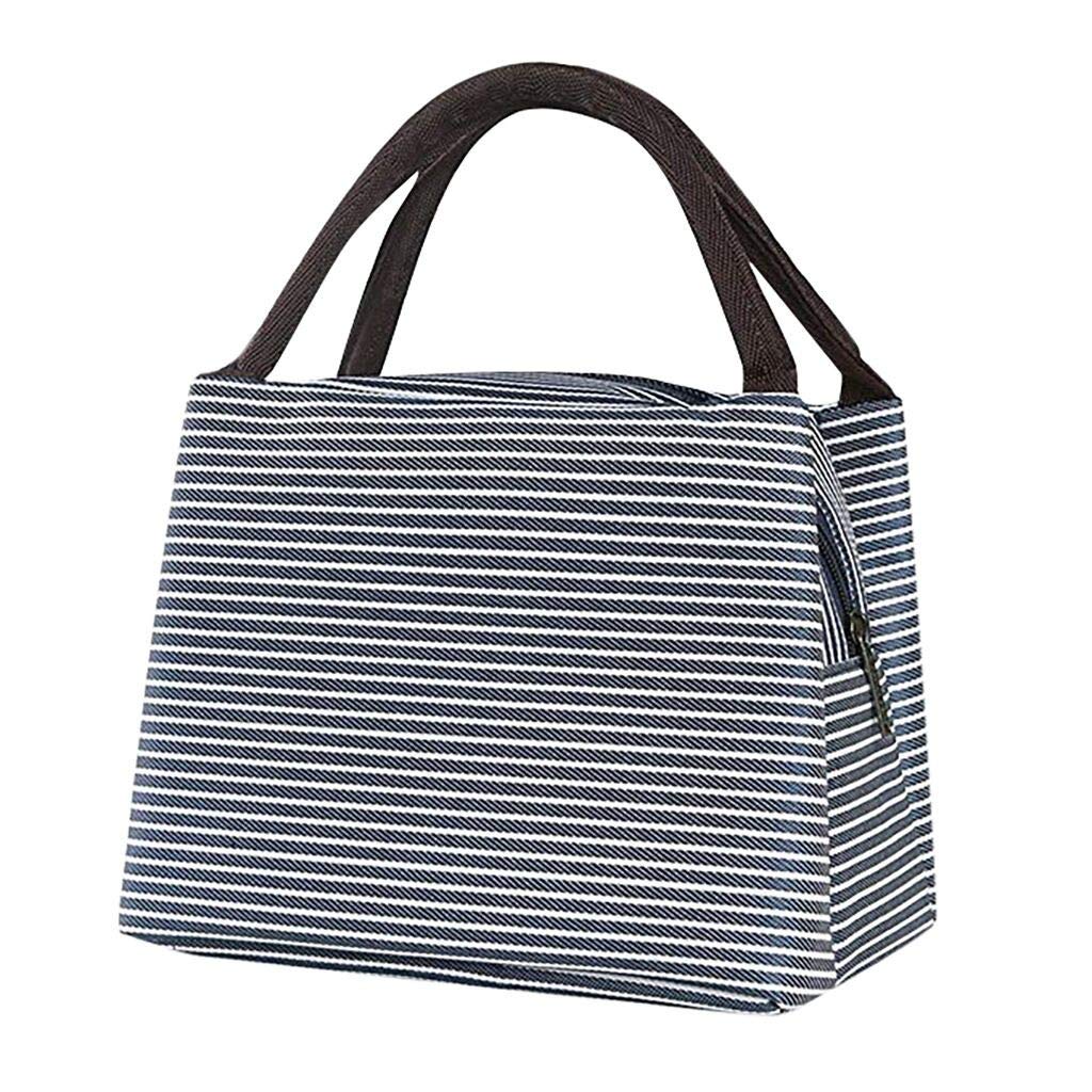 Stylish Insulated Lunch Bag for Women - Fashionable Reusable Picnic Cooler Tote with Waterproof Lining - Perfect for Work, School, Outdoor Picnics & Beach Trips