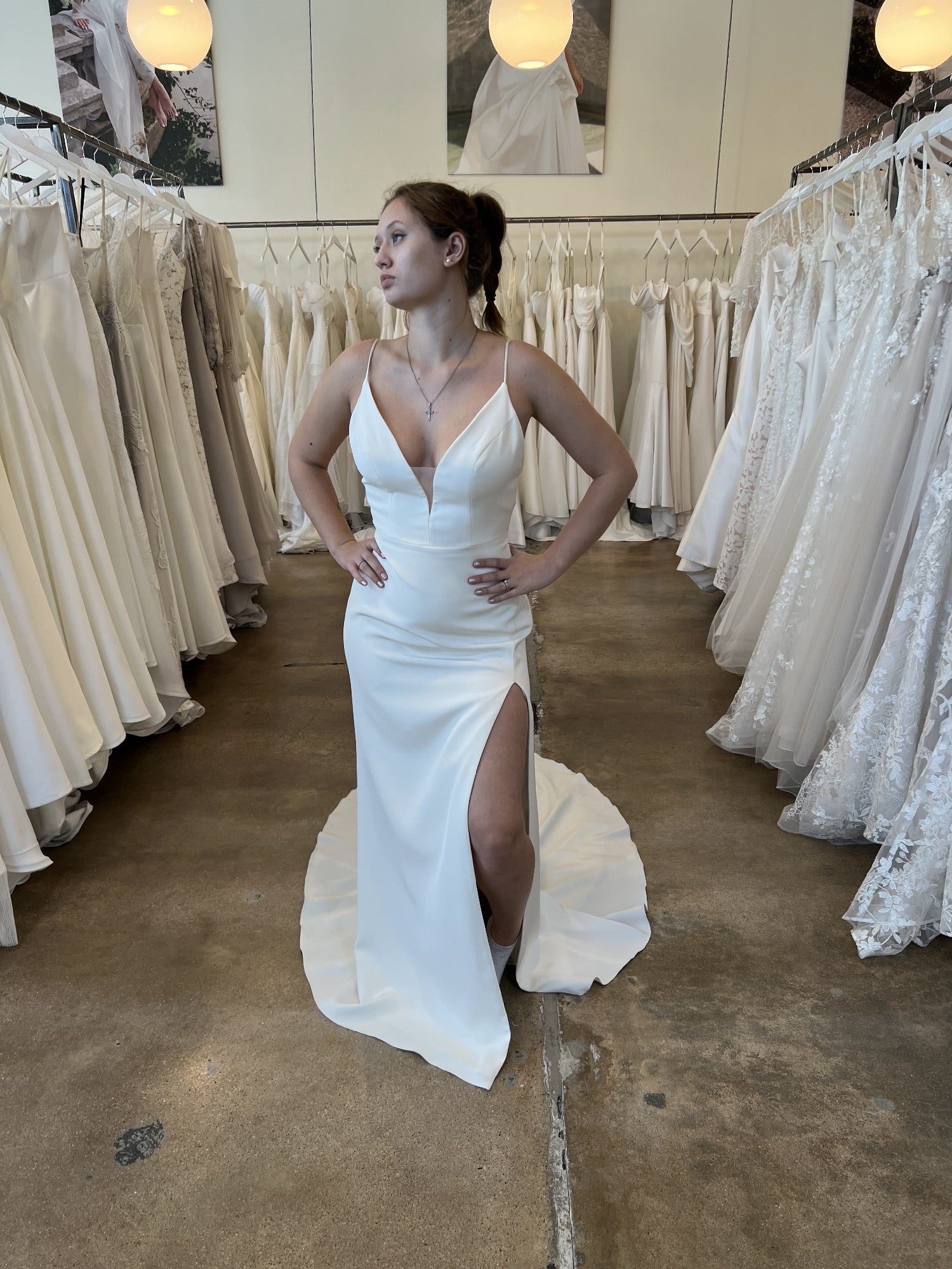 Jenny Yoo Ainsley Gown - Elegant Wedding Dress for Brides | Perfect for Formal Weddings & Special Occasions