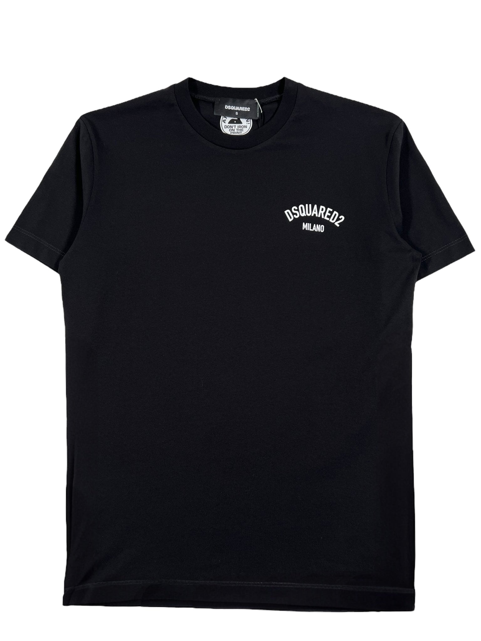 Dsquared2 S71Gd1392 Cool Fit Black T-Shirt for Men - Stylish Casual Tee for Everyday Wear, Street Fashion & Night Out