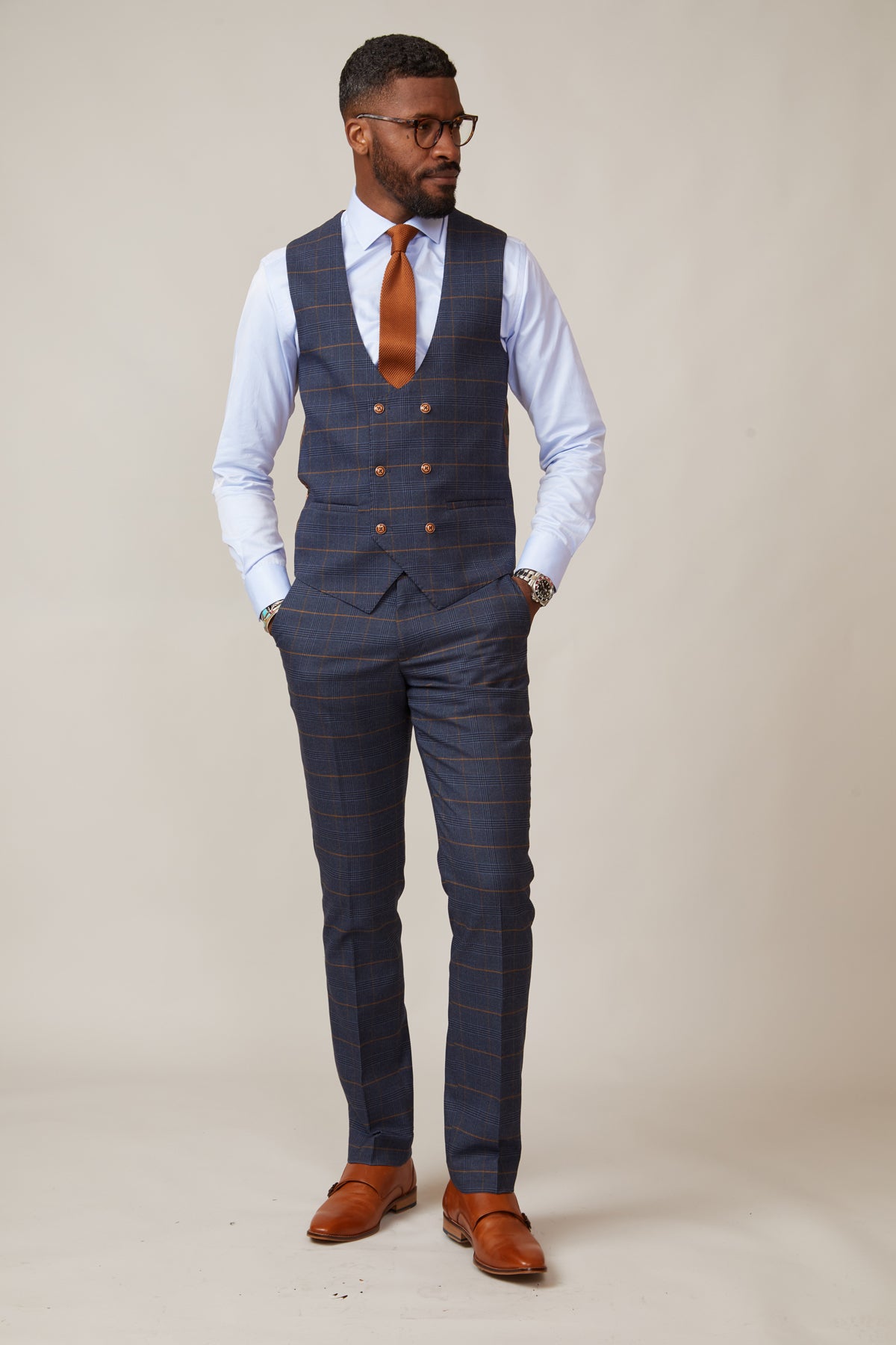 Steve Bull Wolverhampton Wanderers Legend Jenson Marine Check Suit - Perfect for Football Matches & Formal Events