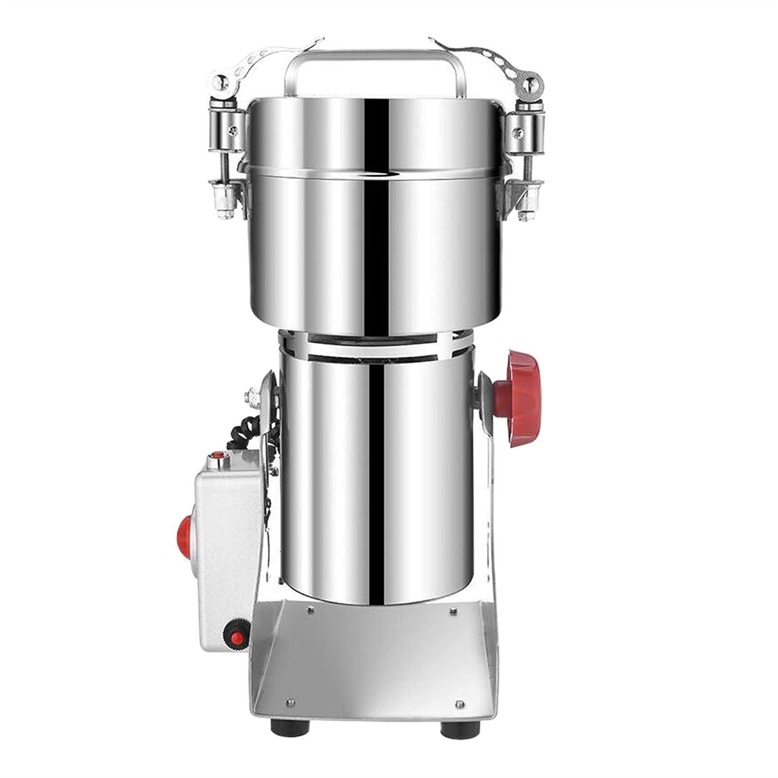 Premium Stainless Steel Electric Coffee Grinder - Adjustable Spice Mill for Coffee Beans, Nuts, Grains & Herbs | Perfect for Home Kitchen, Coffee Shops & Camping Use