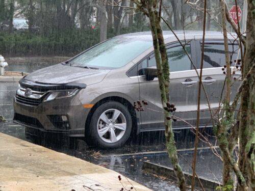2018-2023 Honda Odyssey Hood Deflector Bug Shield - Durable Hood Protector & Windshield Guard for Road Trips & Highway Driving