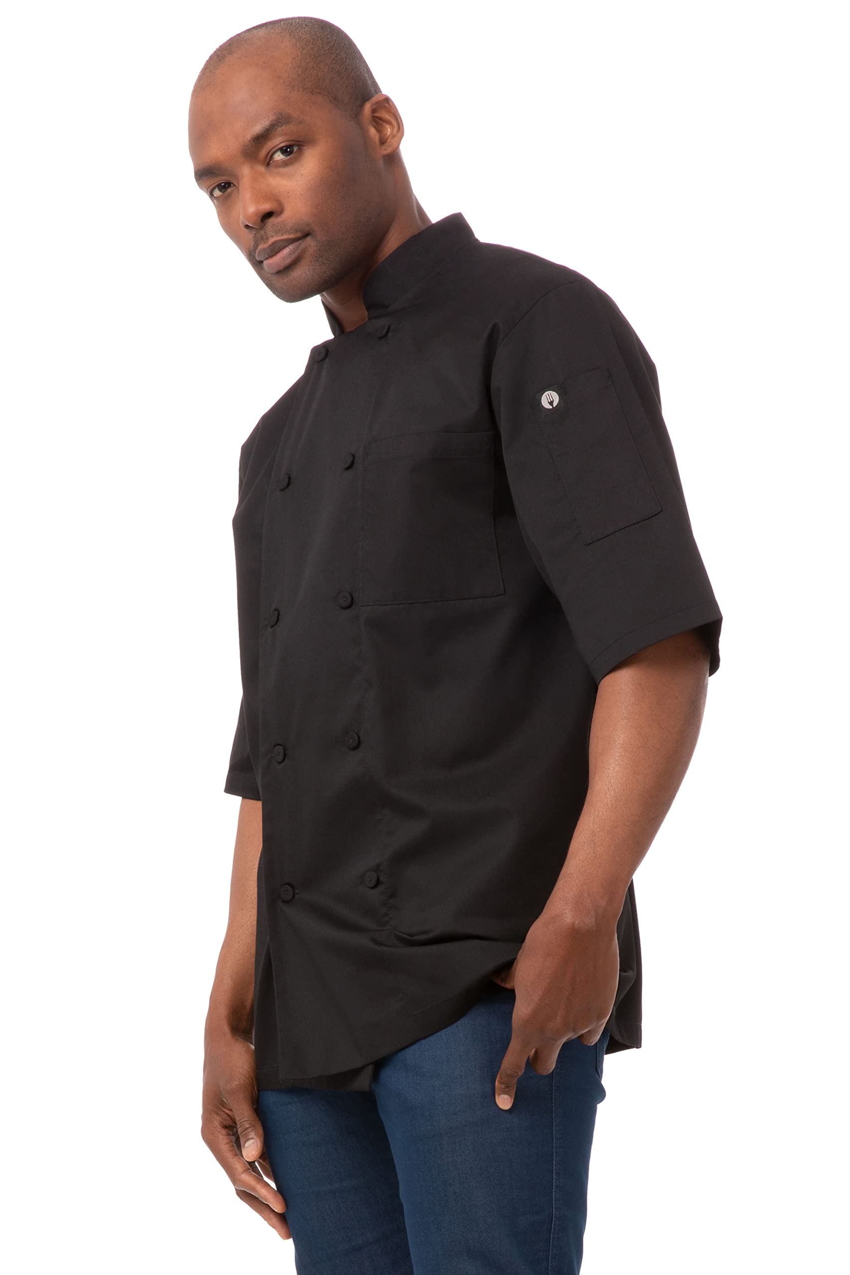 Chef Works Men's Montreal Cool Vent Chef Coat - Breathable & Comfortable Professional Kitchen Apparel for Cooking, Baking & Culinary Work